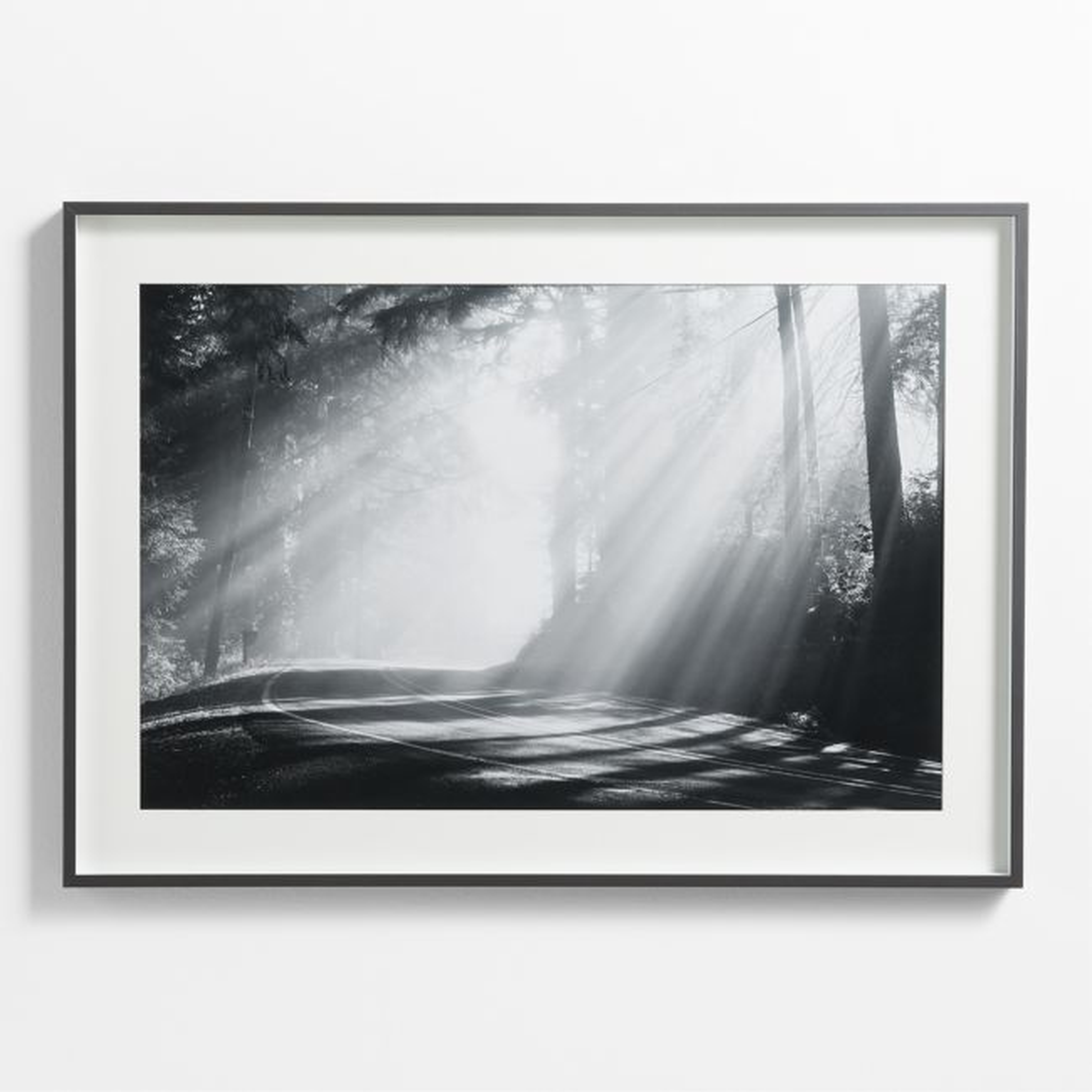 Brushed Black 20x30 Wall Picture Frame - Crate and Barrel