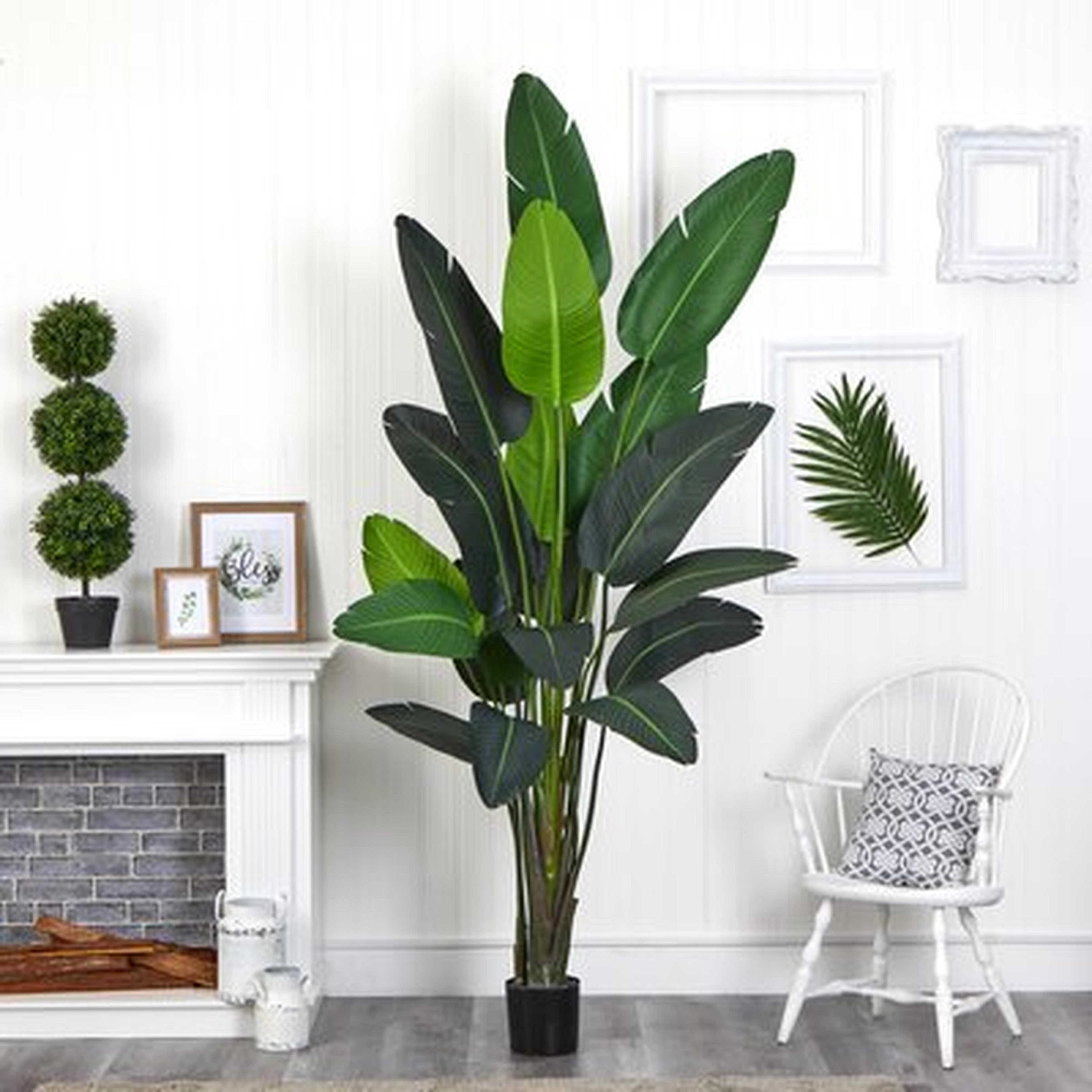 Faux Banana Leaf Tree in Pot Liner - Wayfair