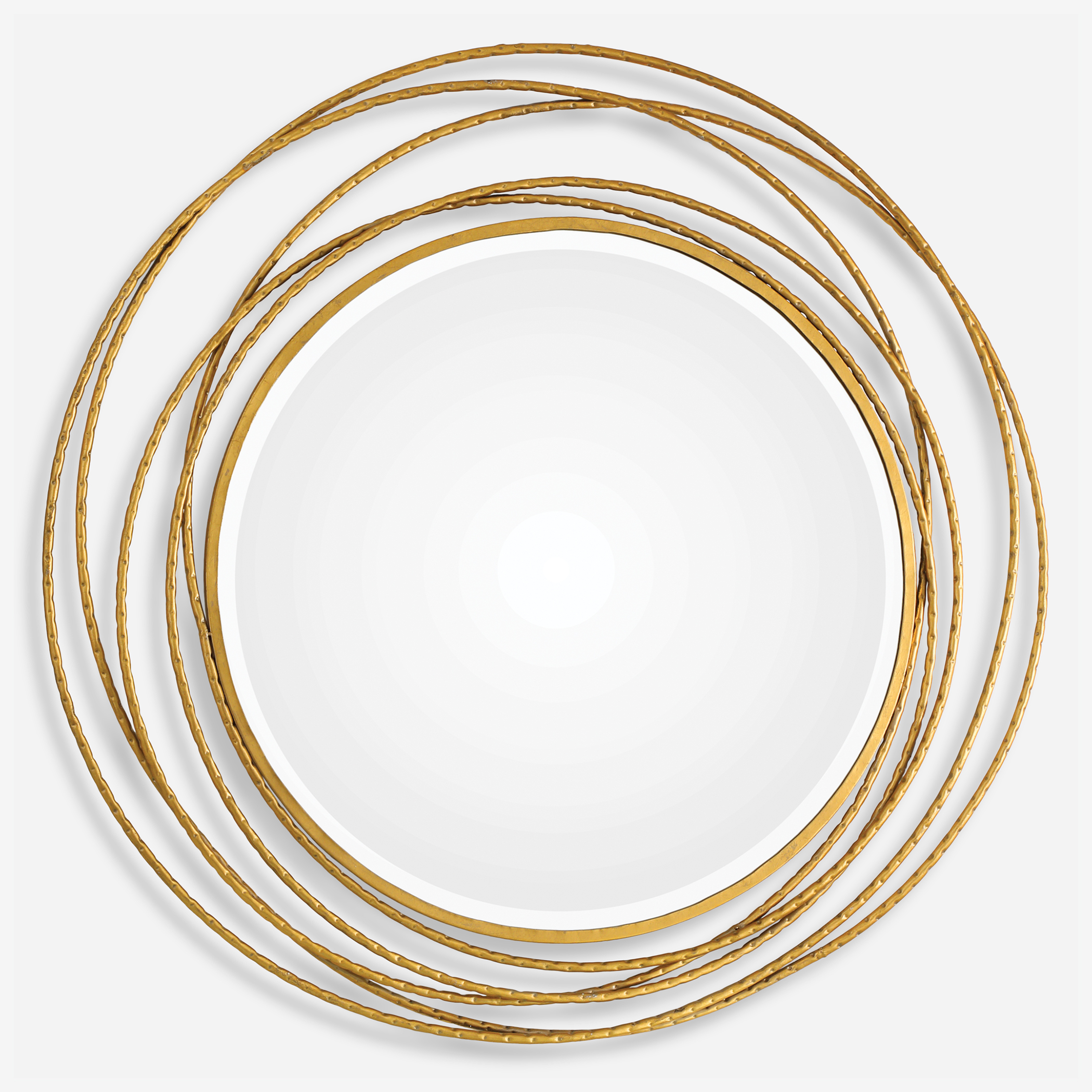 Whirlwind Gold Round Mirror - Uttermost