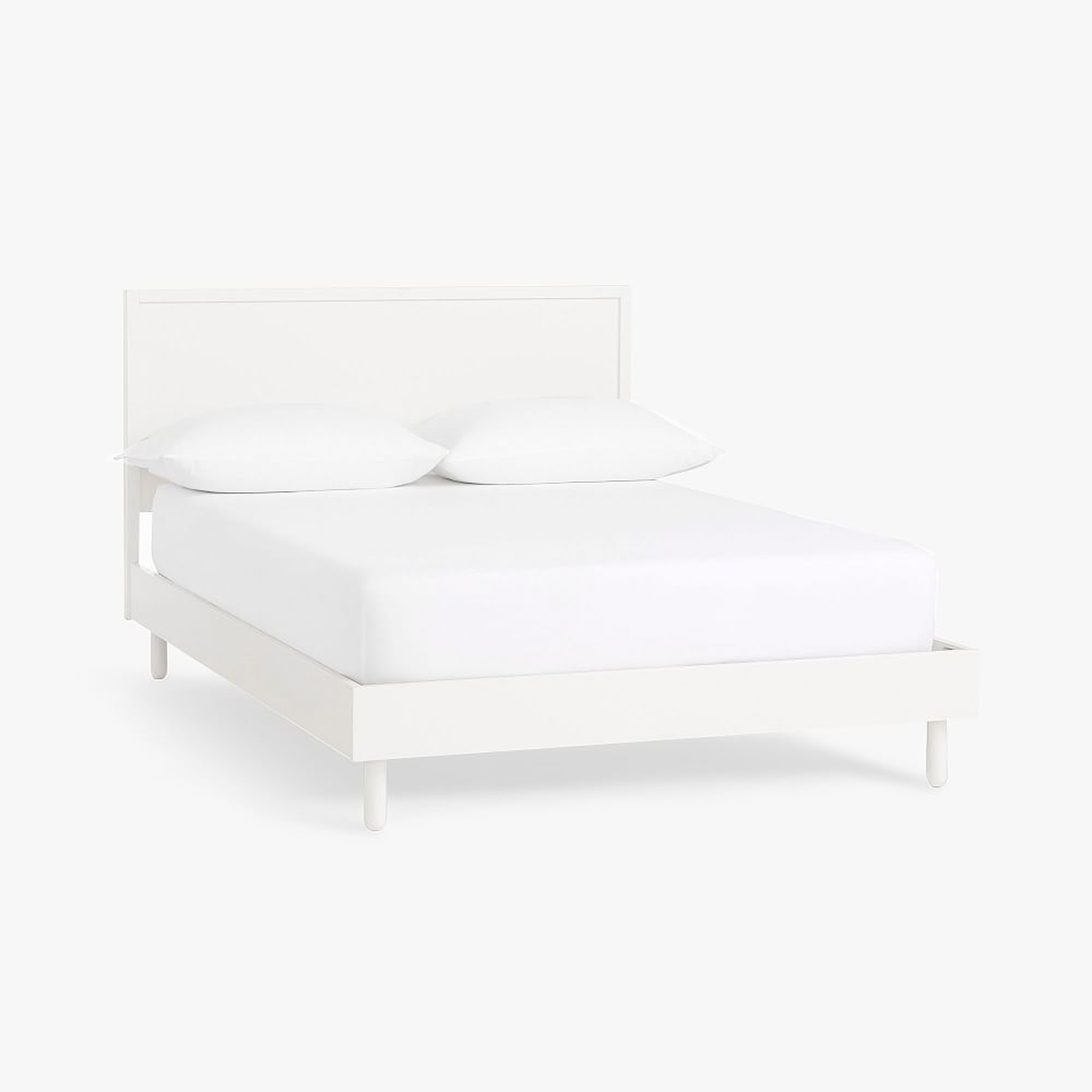 Nash Classic Platform Bed, Queen, Simply White - Pottery Barn Teen