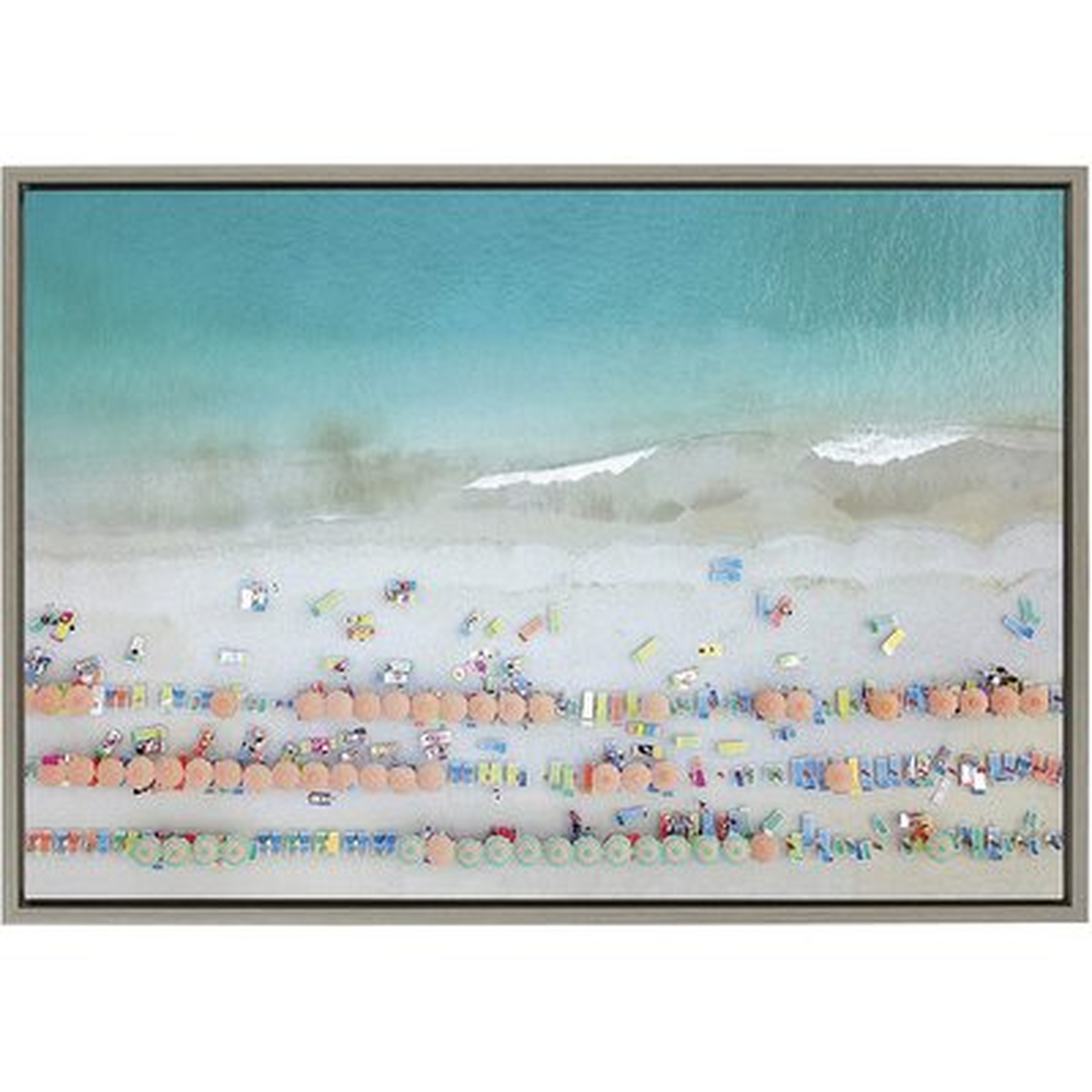 Framed Canvas Wall Art,Calming Beach Art For Wall - Wayfair