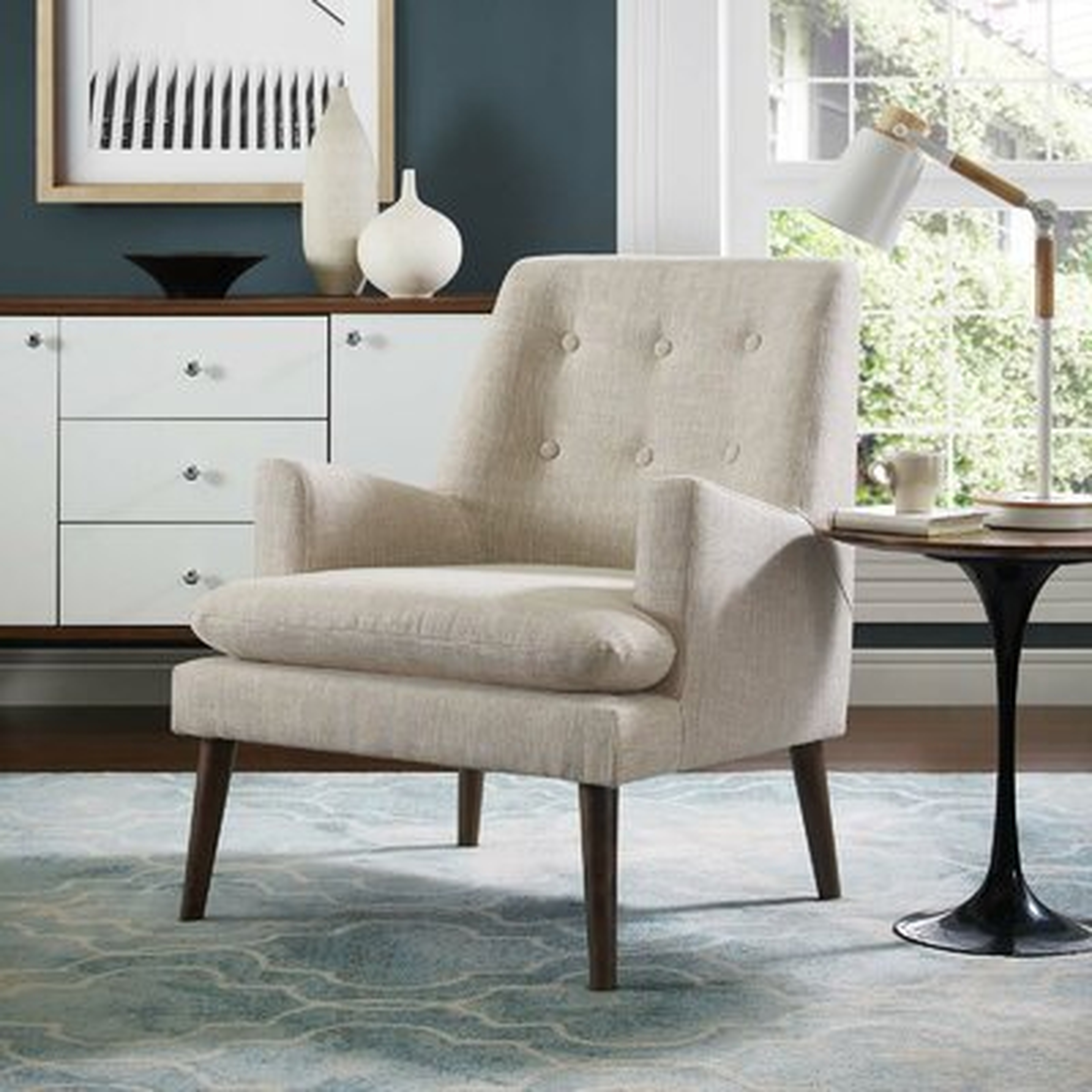 Giglio 31.5" Wide Tufted Polyester Armchair - Wayfair