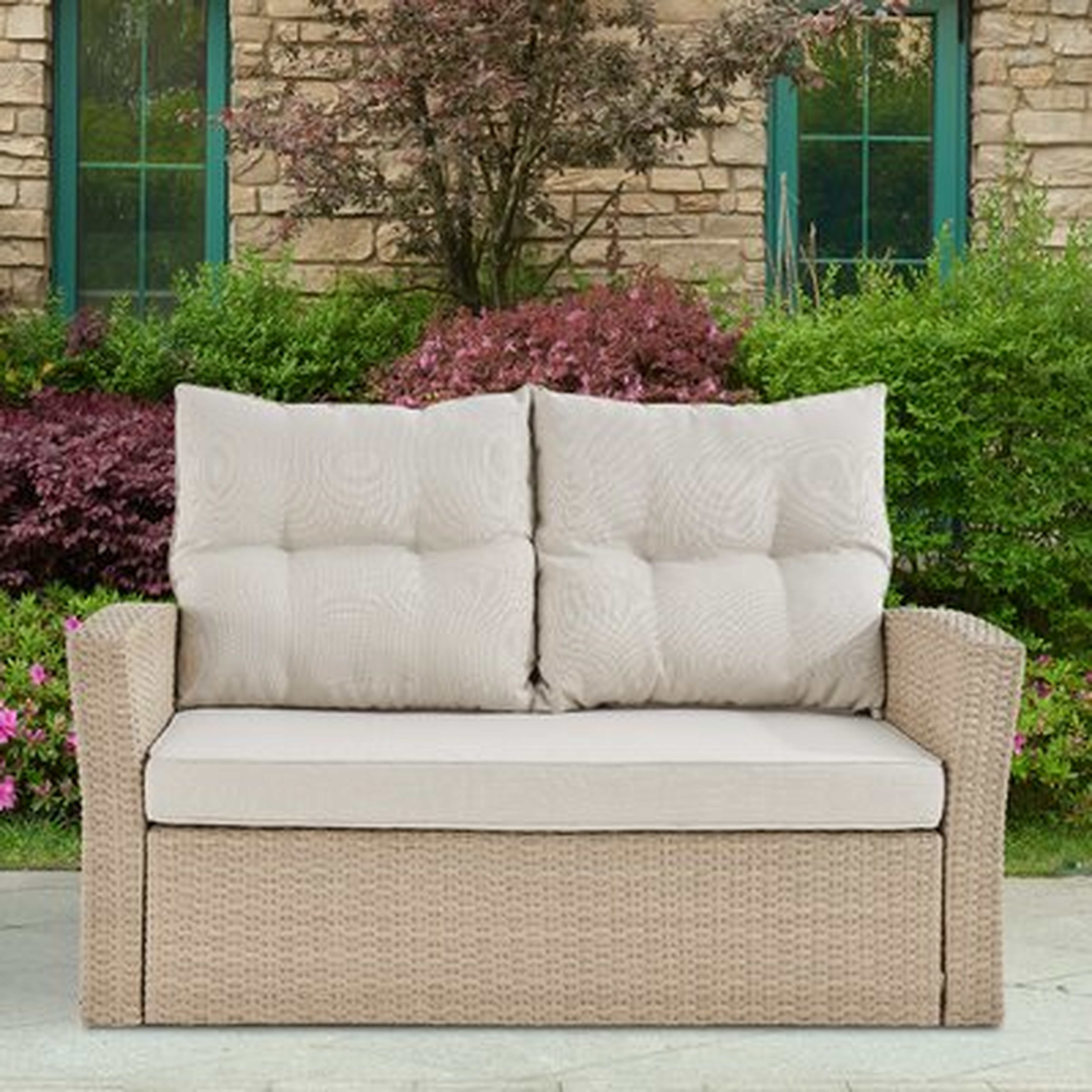 Pangkal Pinang Loveseat with Cushions - Wayfair