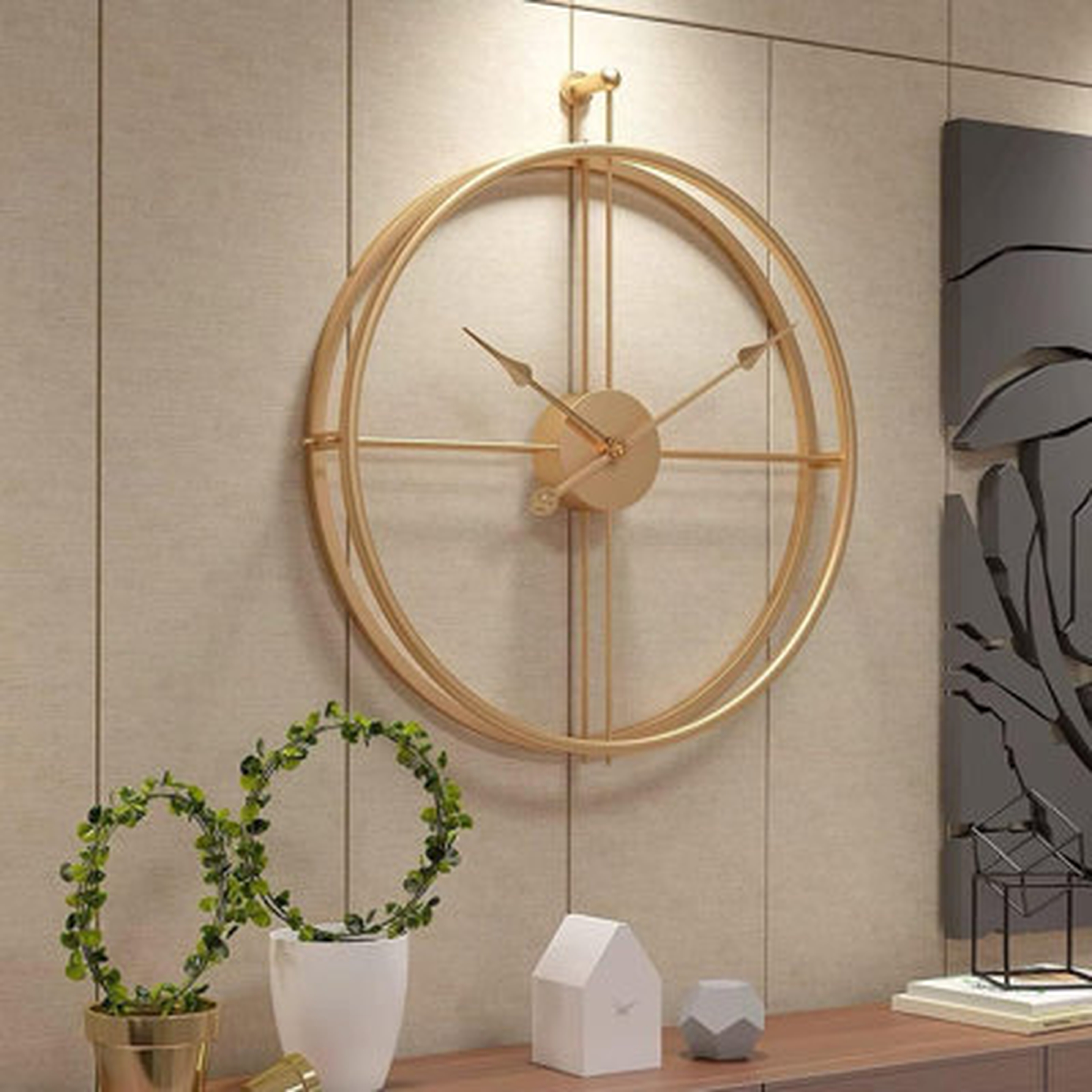 Plemons Wall Clock - Wayfair