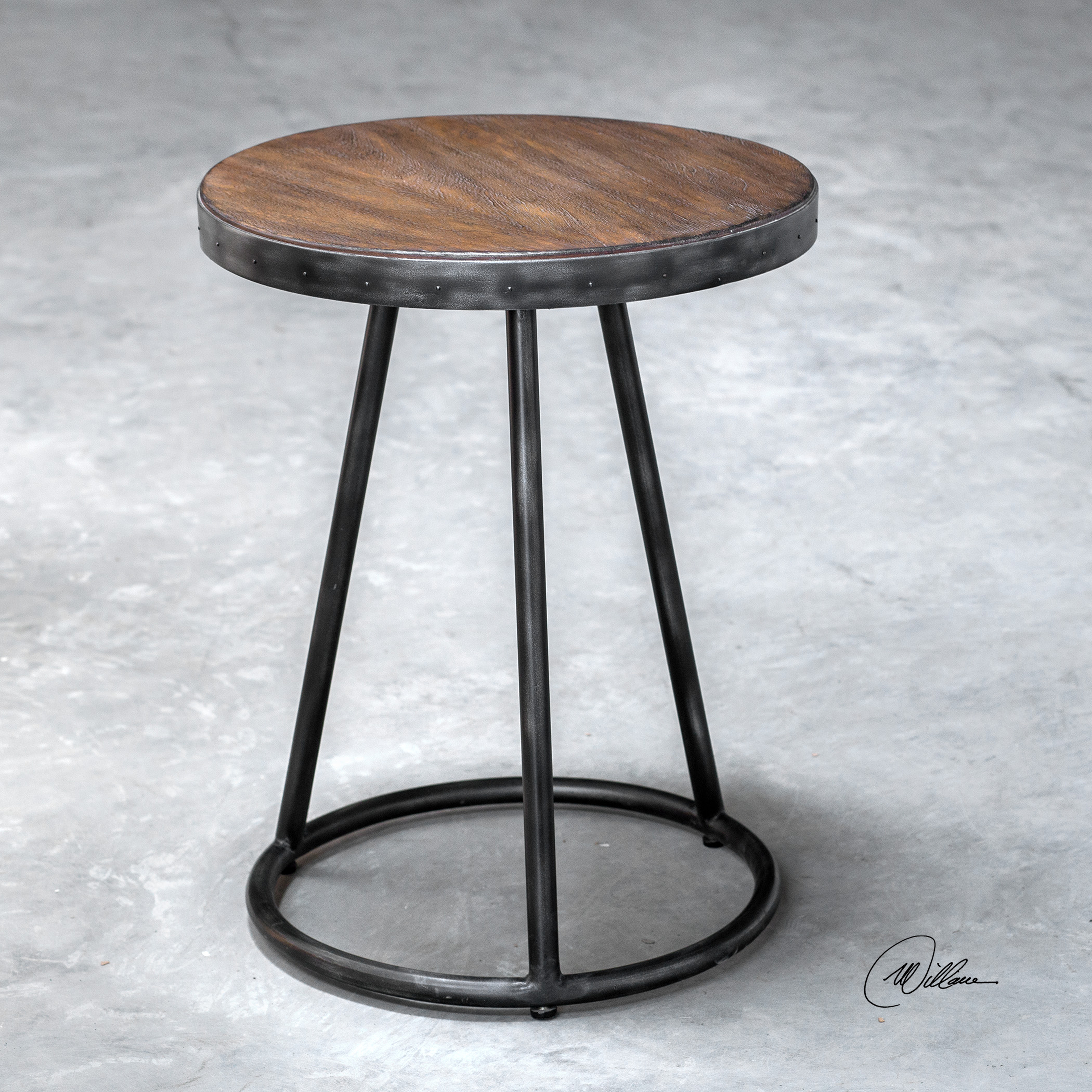 Hector Round Accent Table - Hudsonhill Foundry