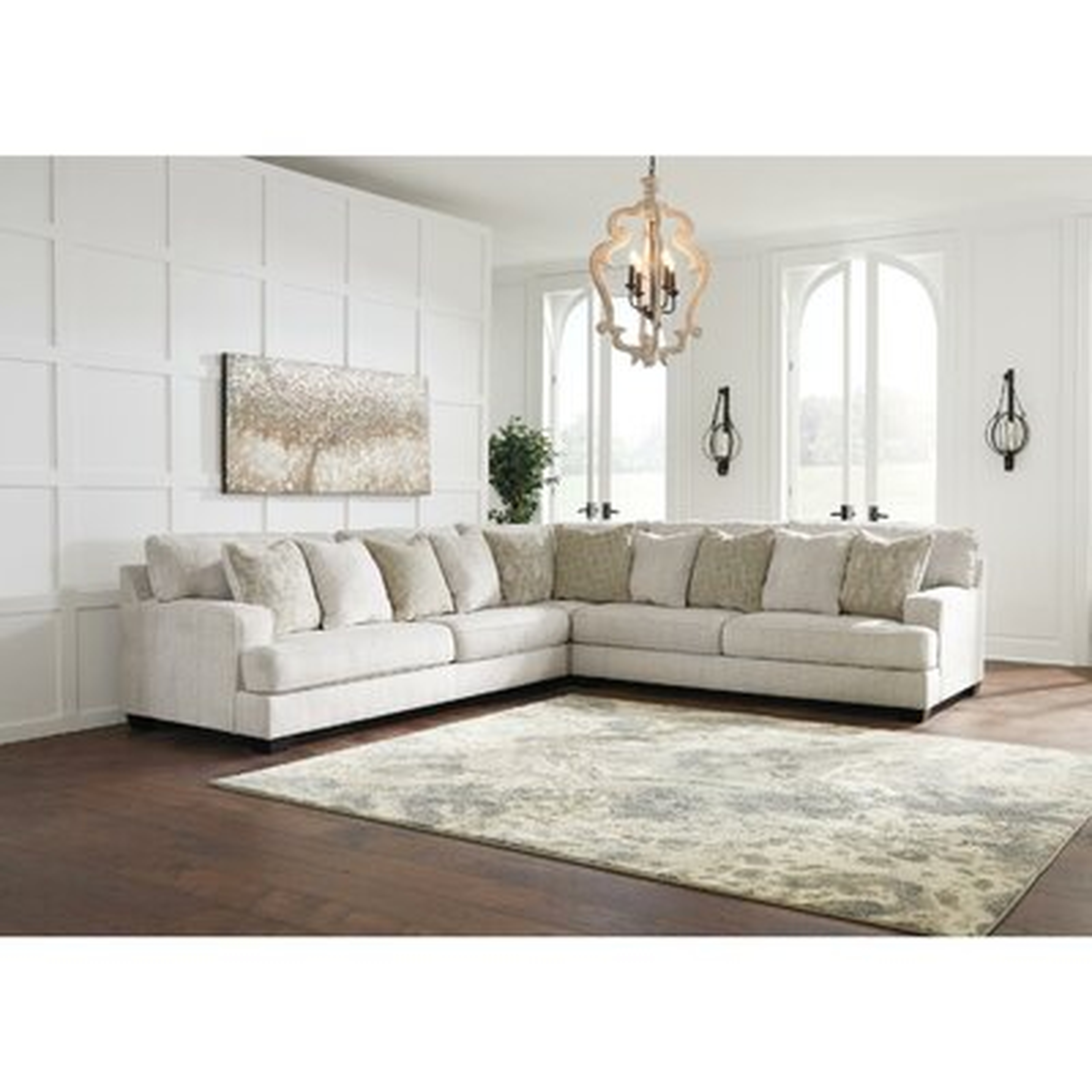 Duenweg 131" Wide Symmetrical Corner Sectional - Wayfair