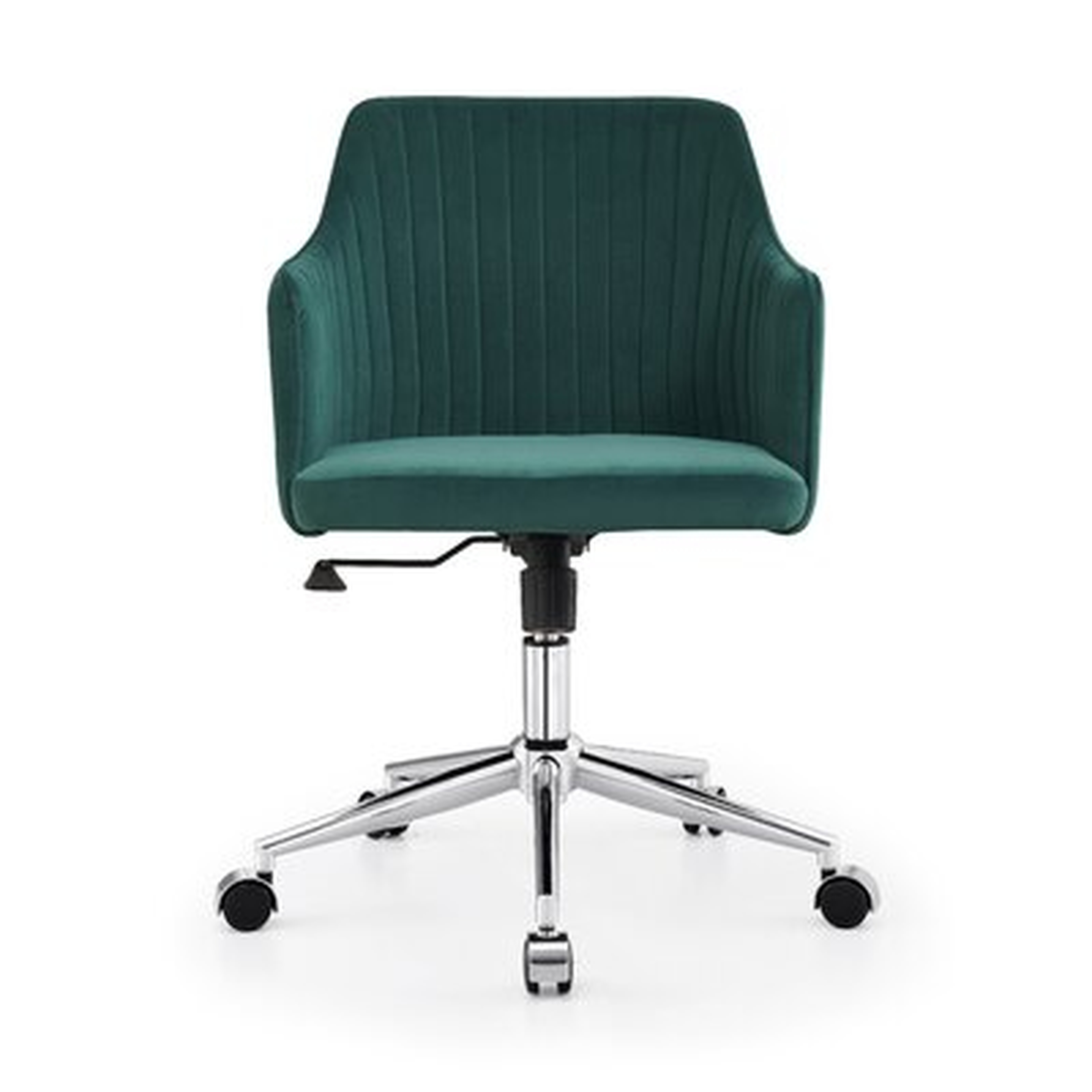 M64 FLOCK Office Chair, in Velvet in , Chrome - Wayfair