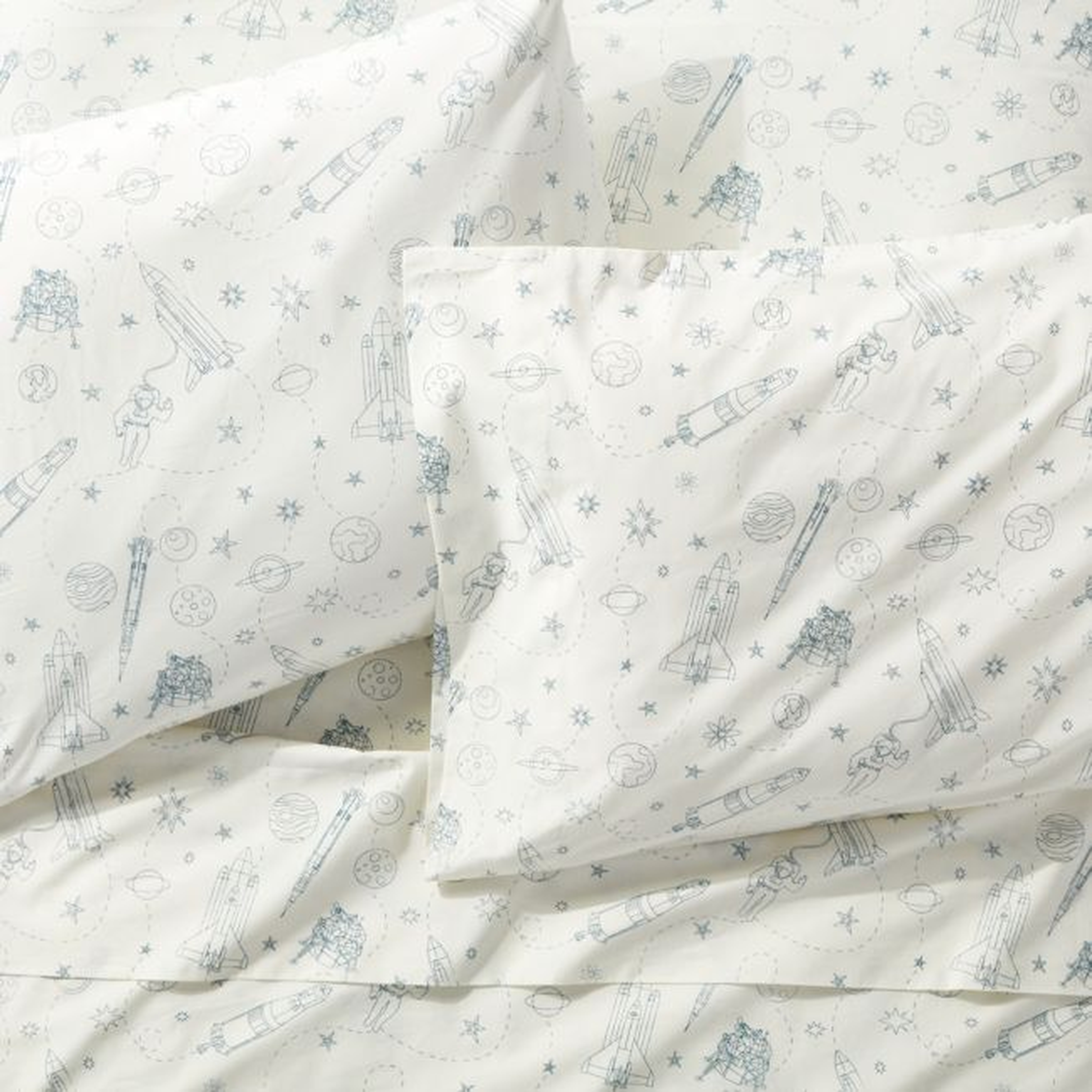 Organic Space Queen Sheet Set - Crate and Barrel