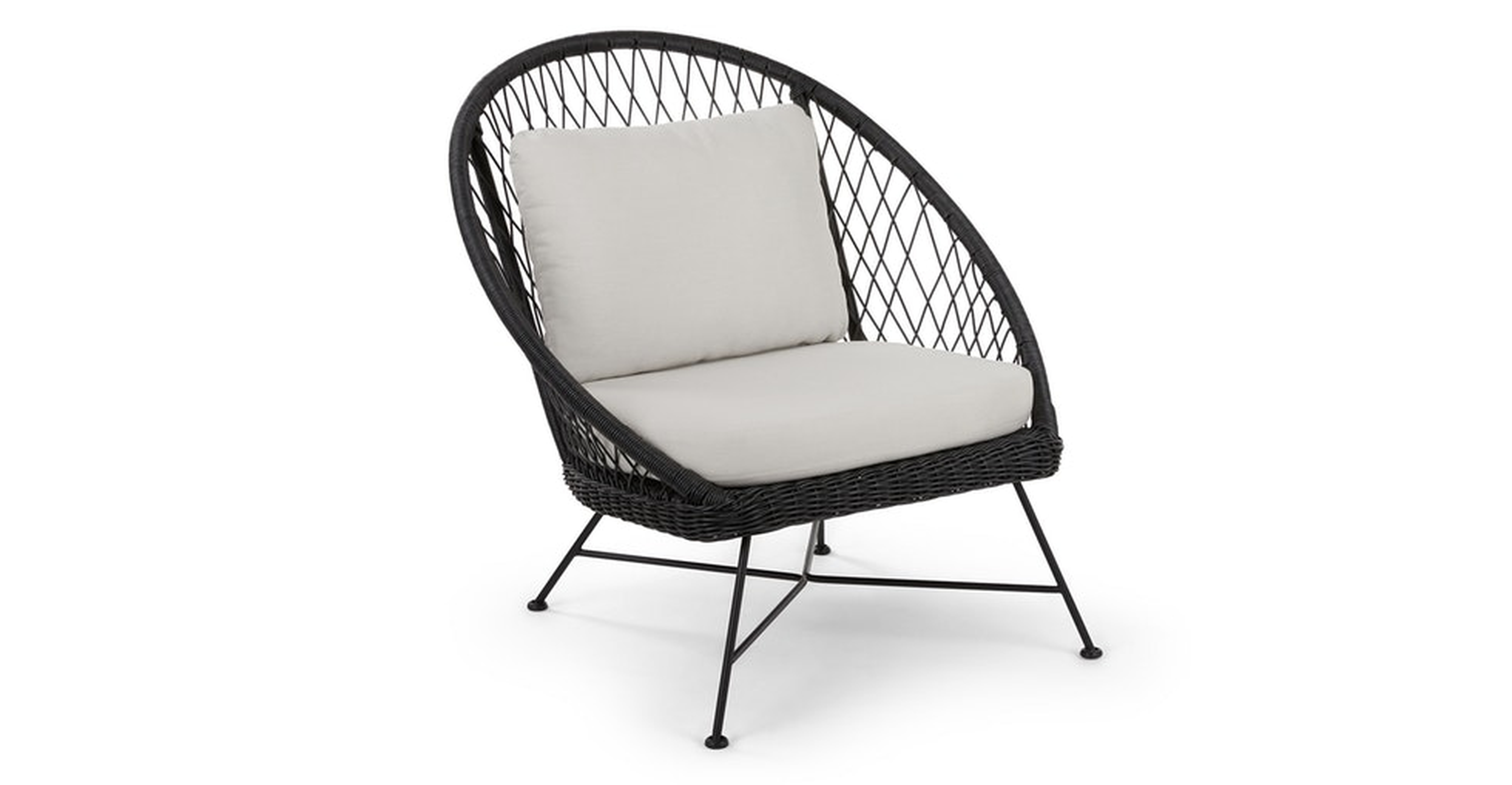 Aeri Lily White Lounge Chair - Article