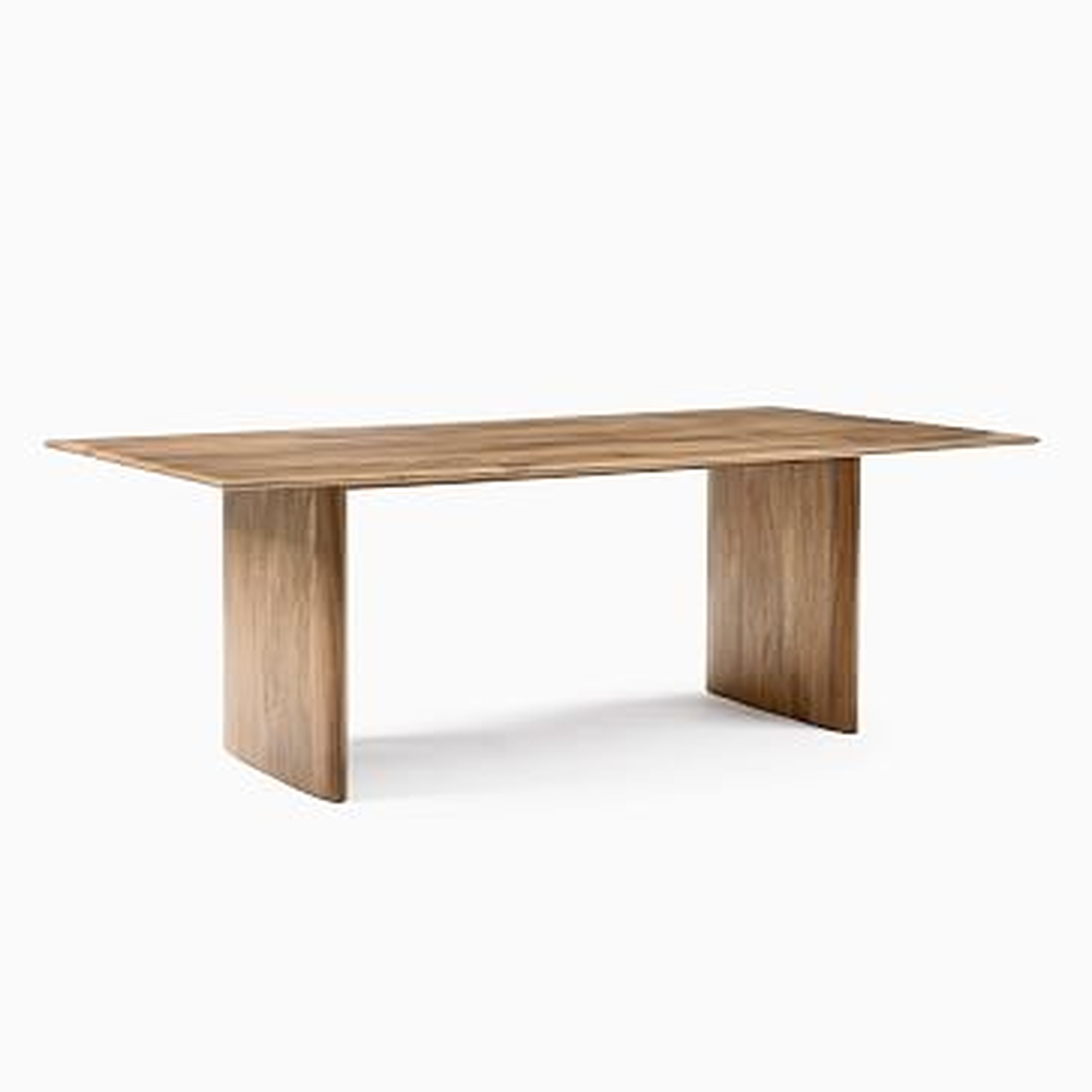 Extra Wide Anton Dining Table, Burnt Wax - West Elm