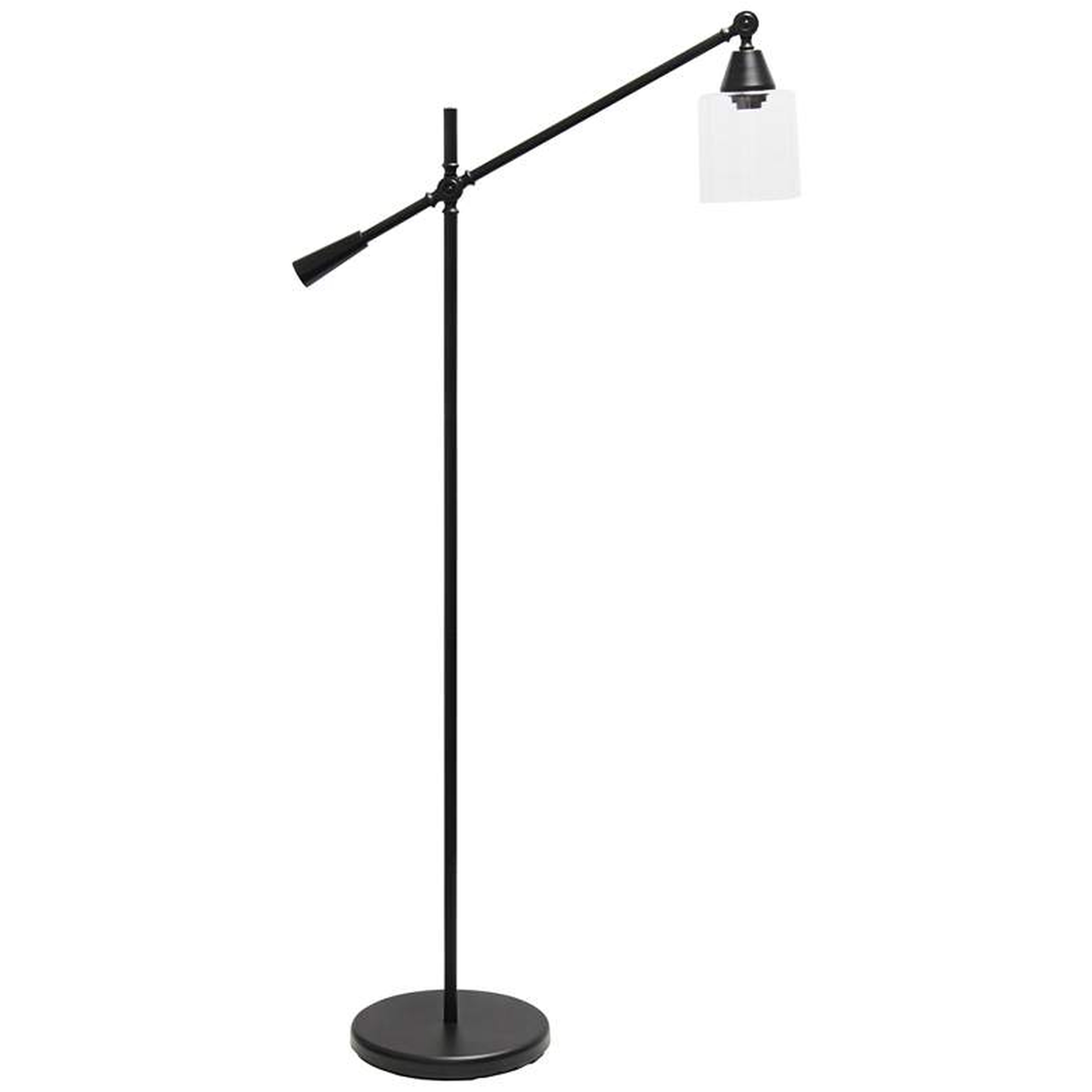 Lalia Matte Adjustable Floor Lamp, Black - Lamps Plus