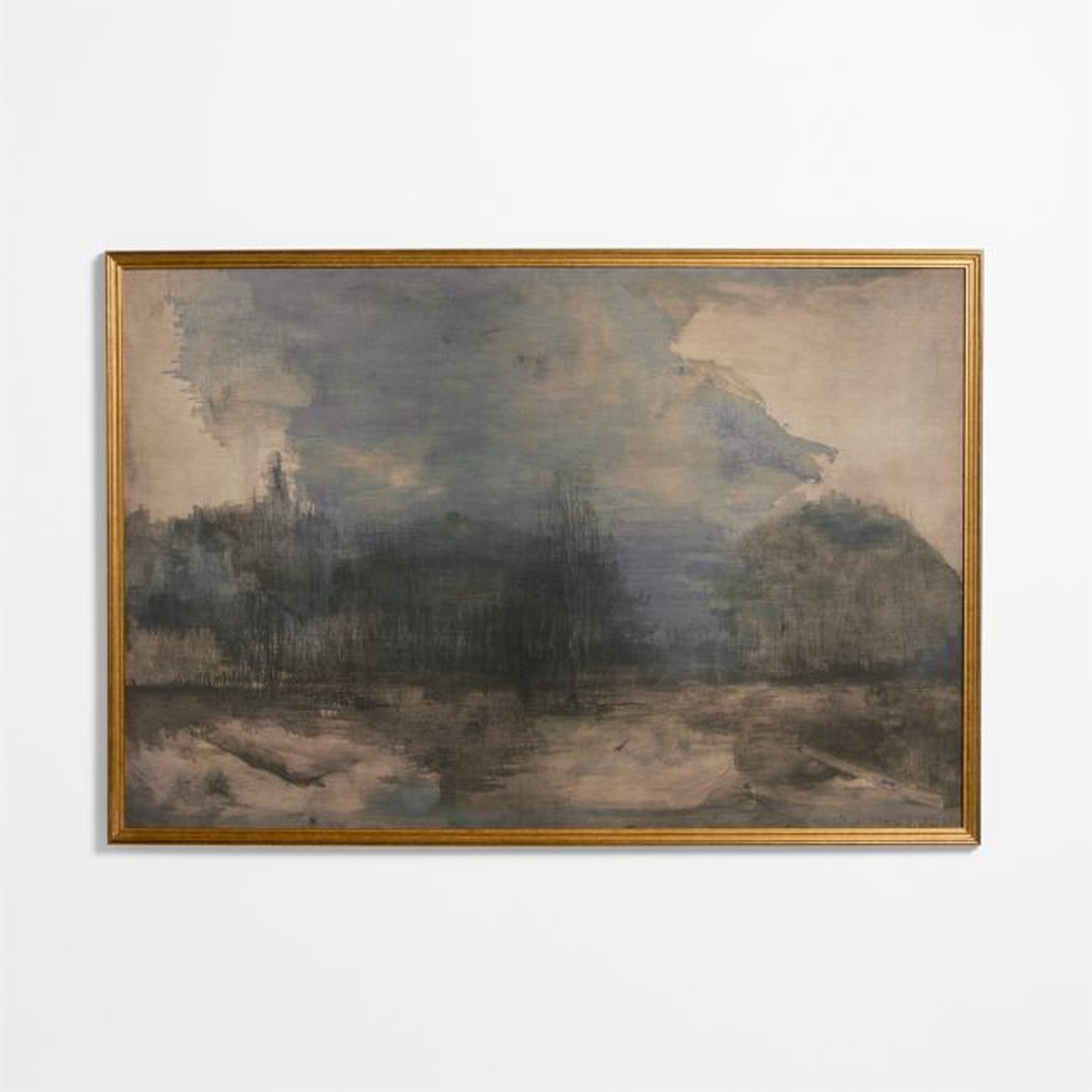 "Intermezzo" by Lillian Winkler 61.5"x41.5" Framed Wall Art Print - Crate and Barrel