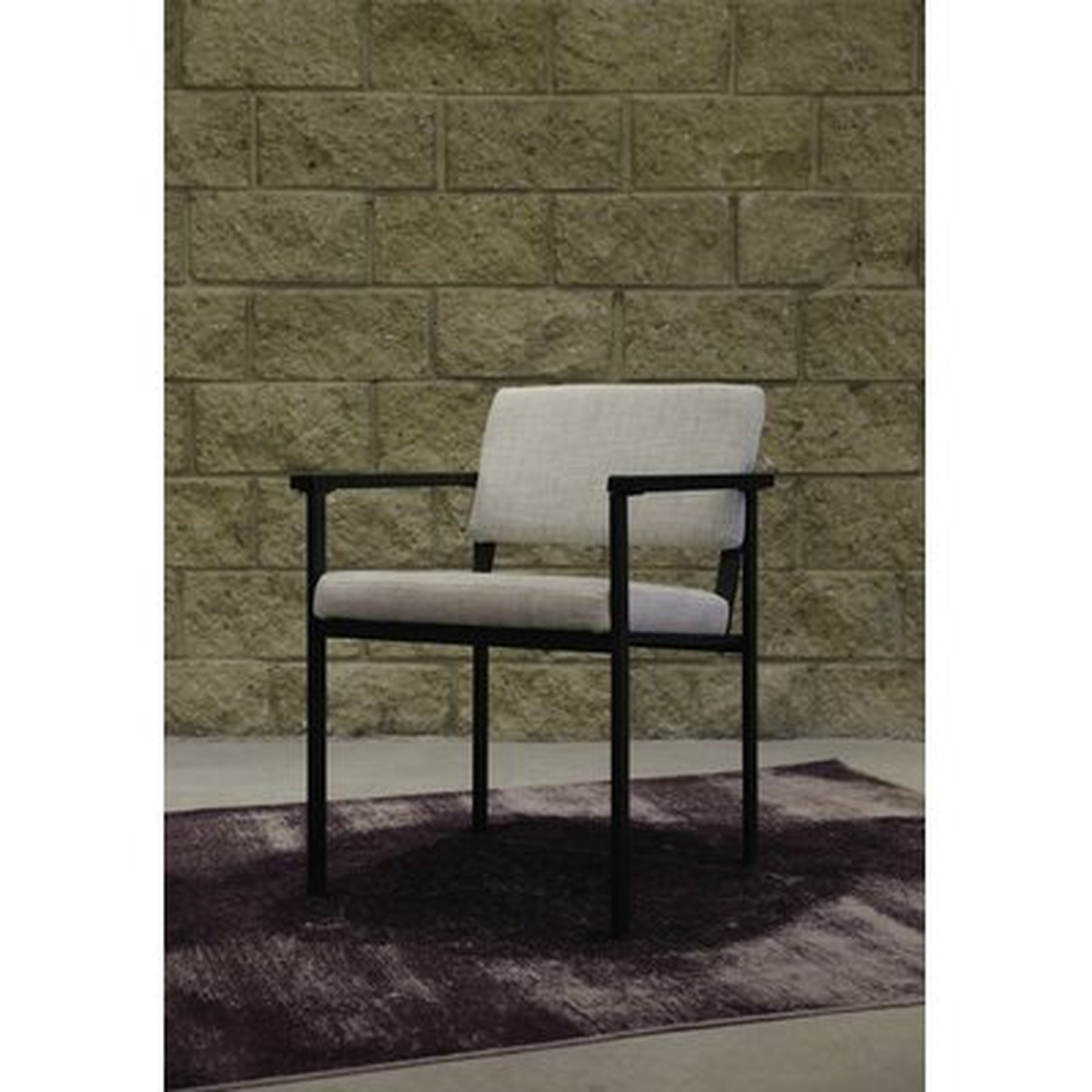 Wyomissing Upholstered Arm Chair in Beige - AllModern