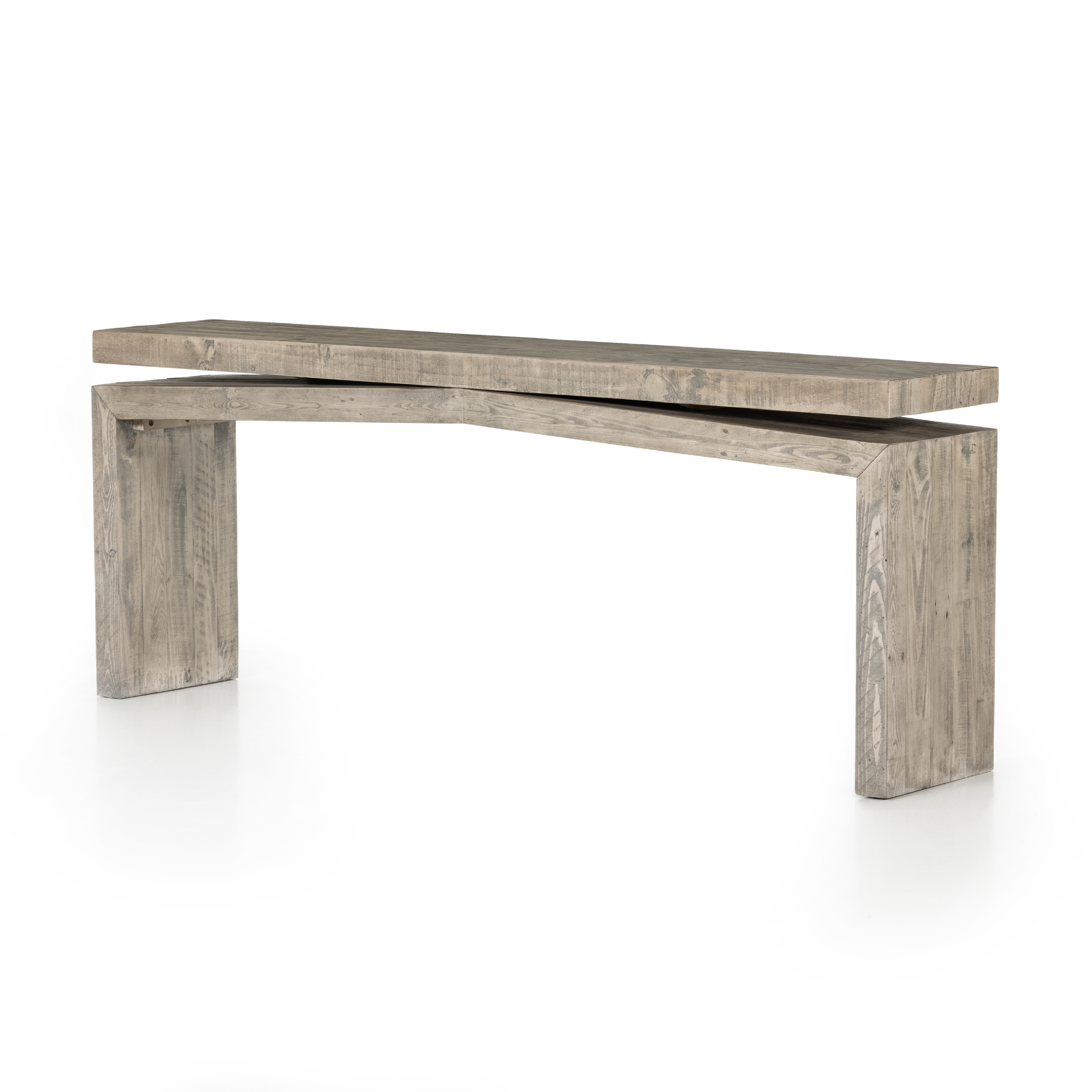 Matthes Console Table-Weathered Wheat - Four Hands