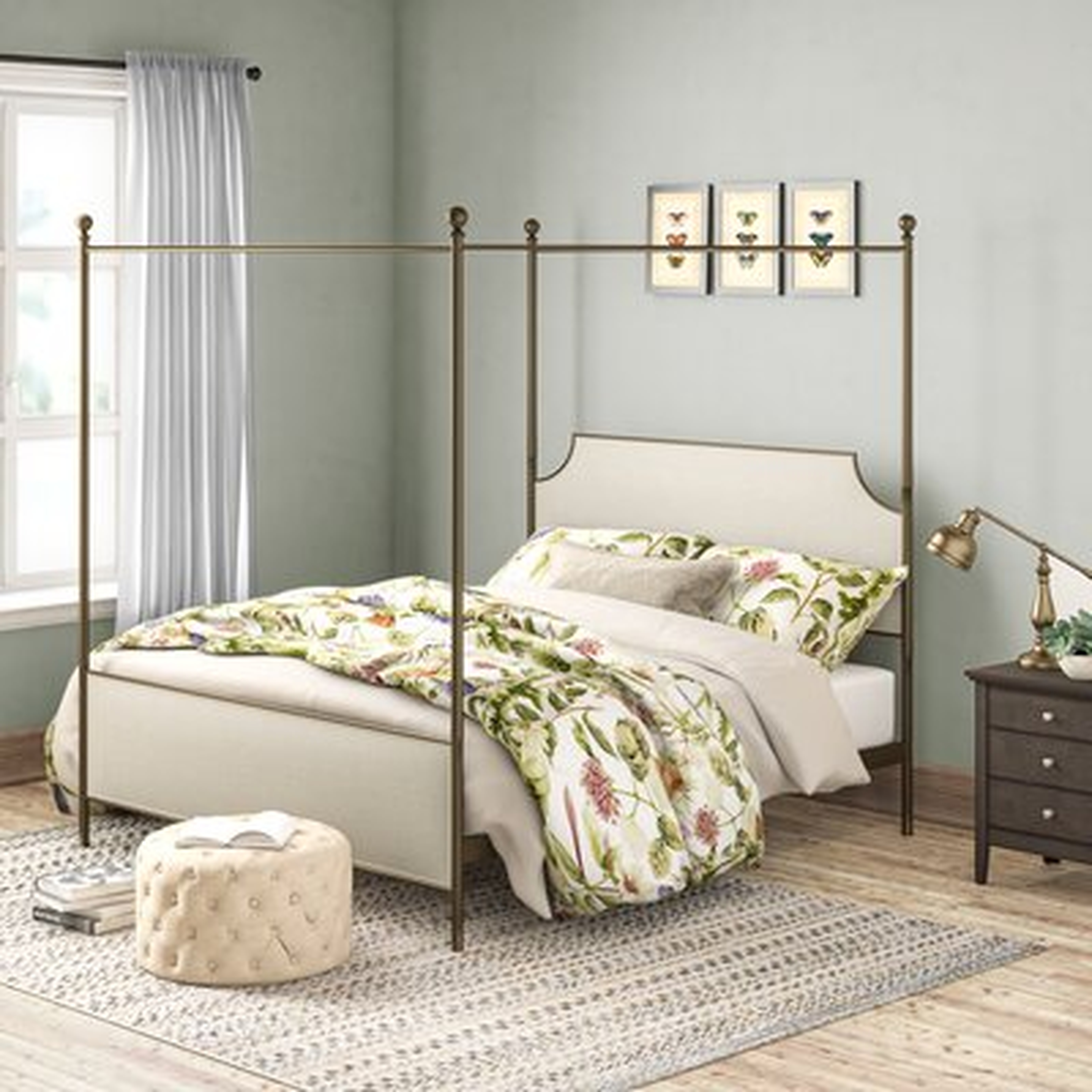 Willison Bedroom Collection Upholstered Canopy Bed - Birch Lane