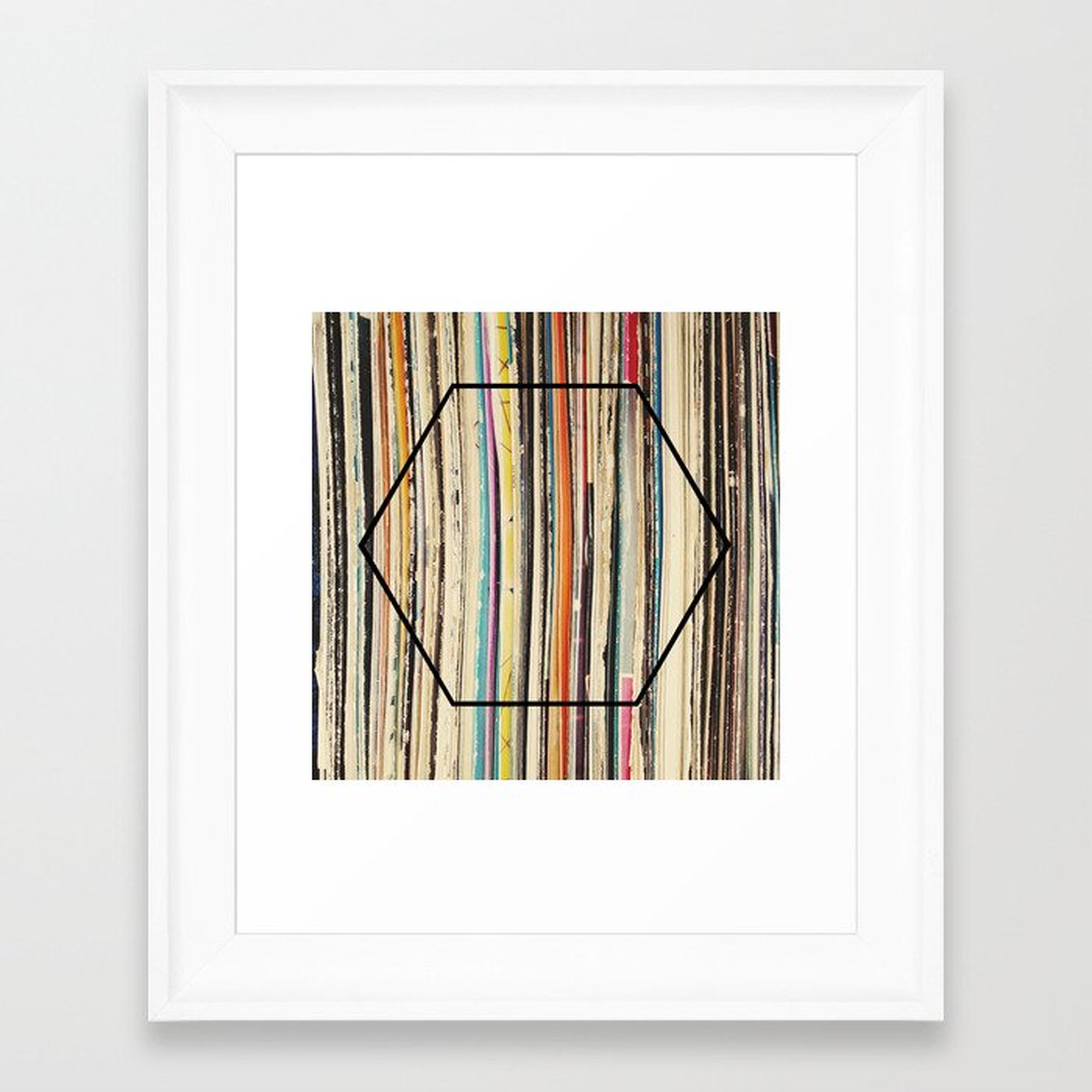 Modern Music Framed Art Print by Cassia Beck - Scoop White - X-Small 8" x 10"-10x12 - Society6