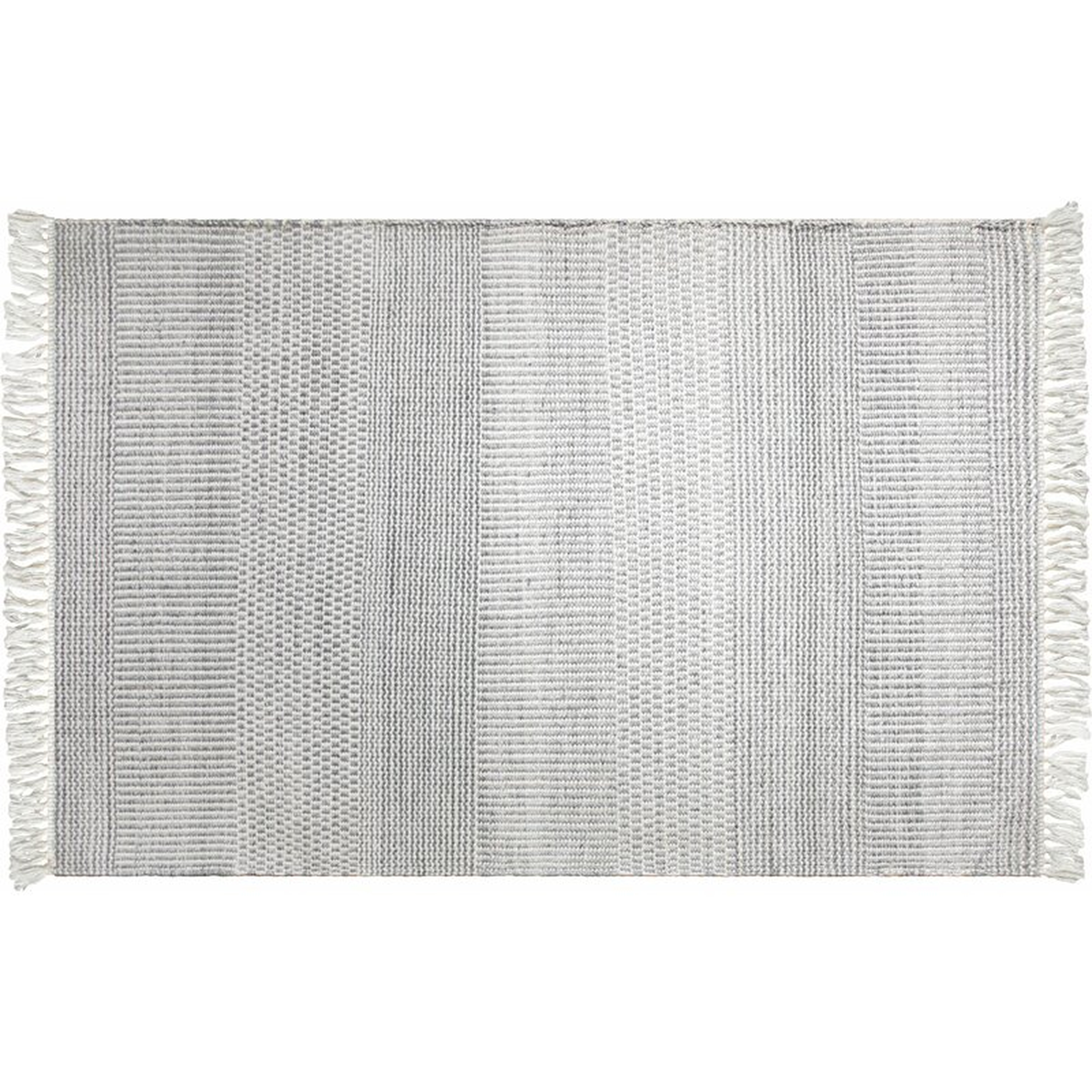 CompanyC Somner Handmade Flatweave Gray Rug Rug Size: Rectangle 5' x 8' - Perigold