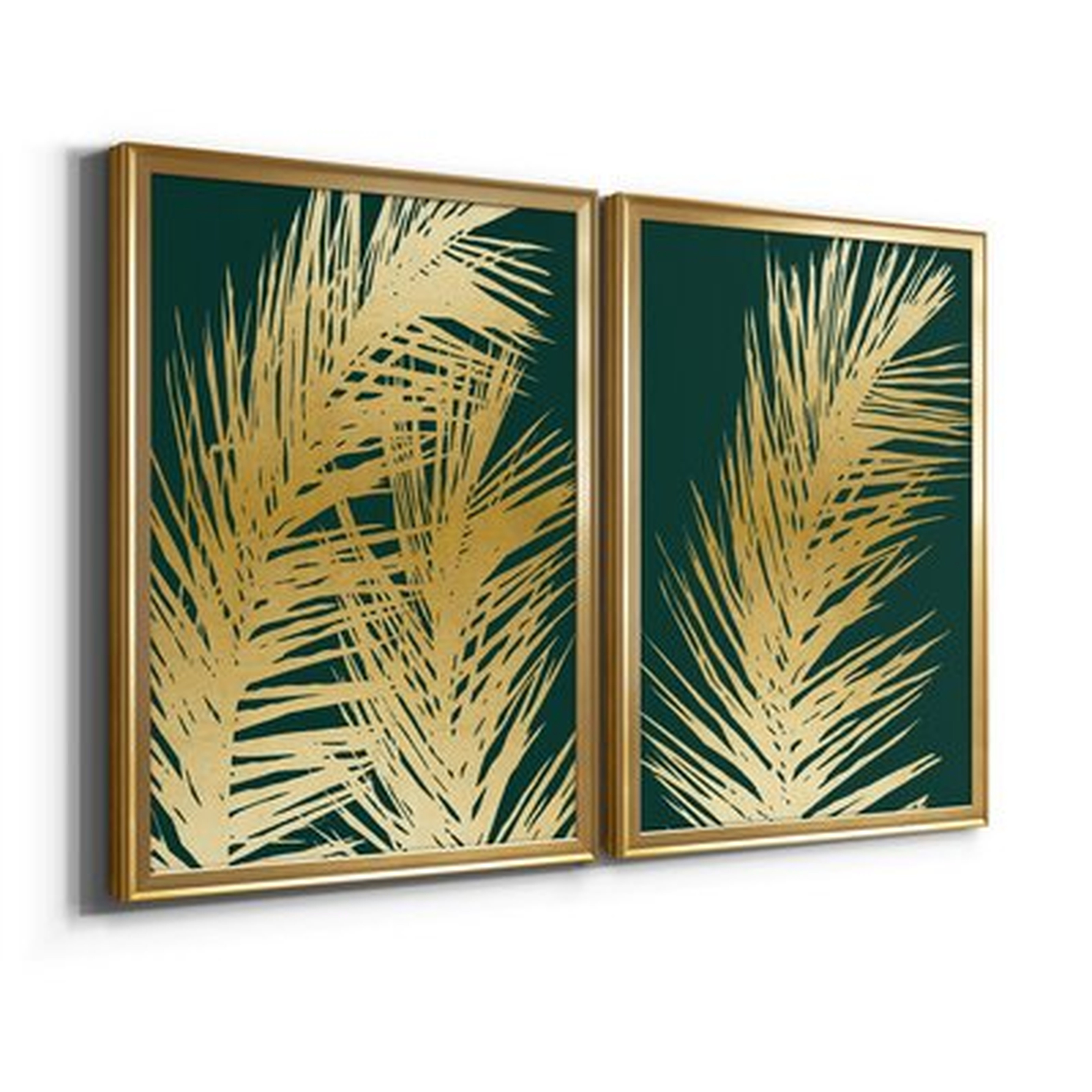 Emerald Palm I Premium Framed Print - Ready To Hang - Wayfair