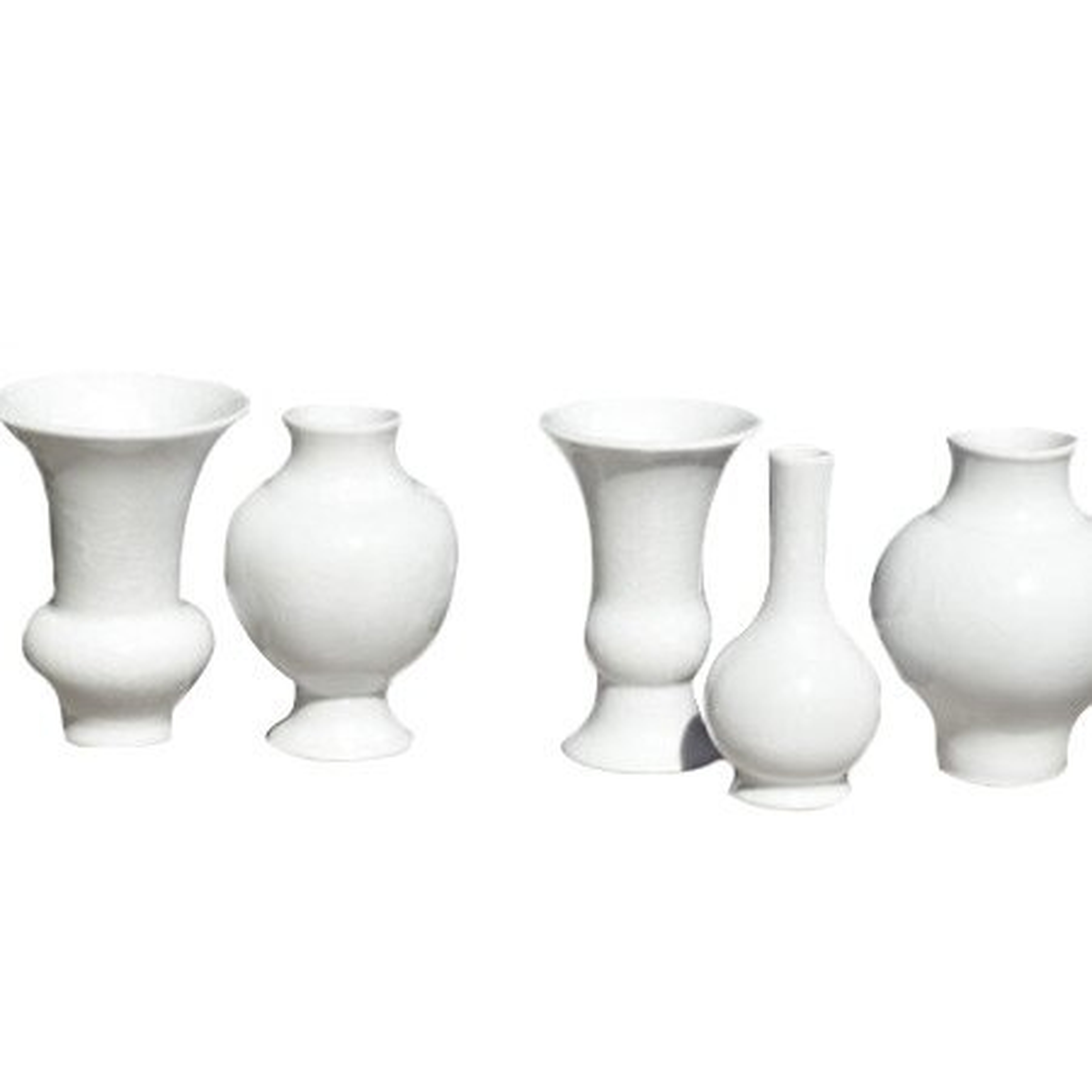 Global Views Chinoise 5 Piece Table Vase Set - Perigold