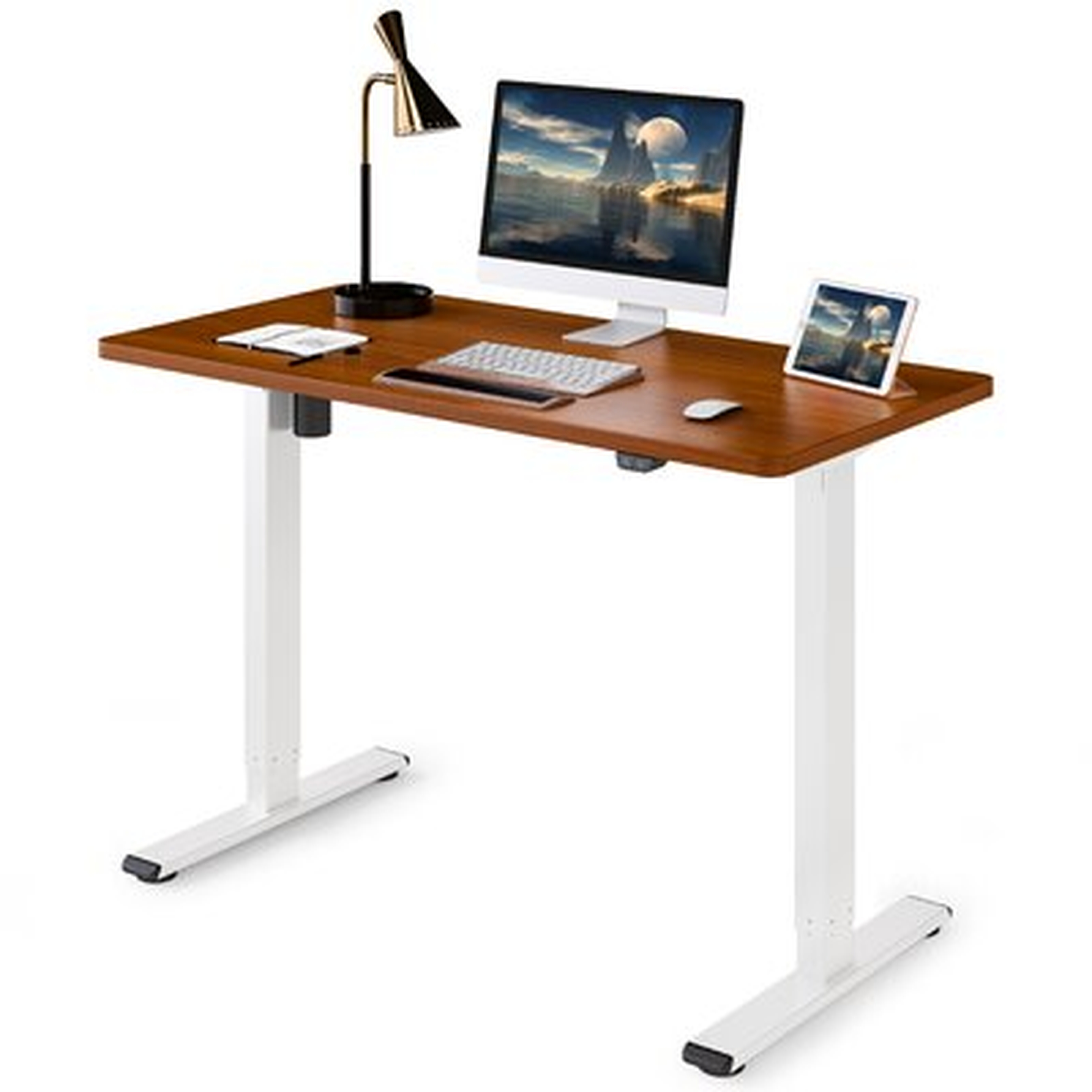 Home Office Electric Height Adjustable Standing Desk 48"X24" - Wayfair