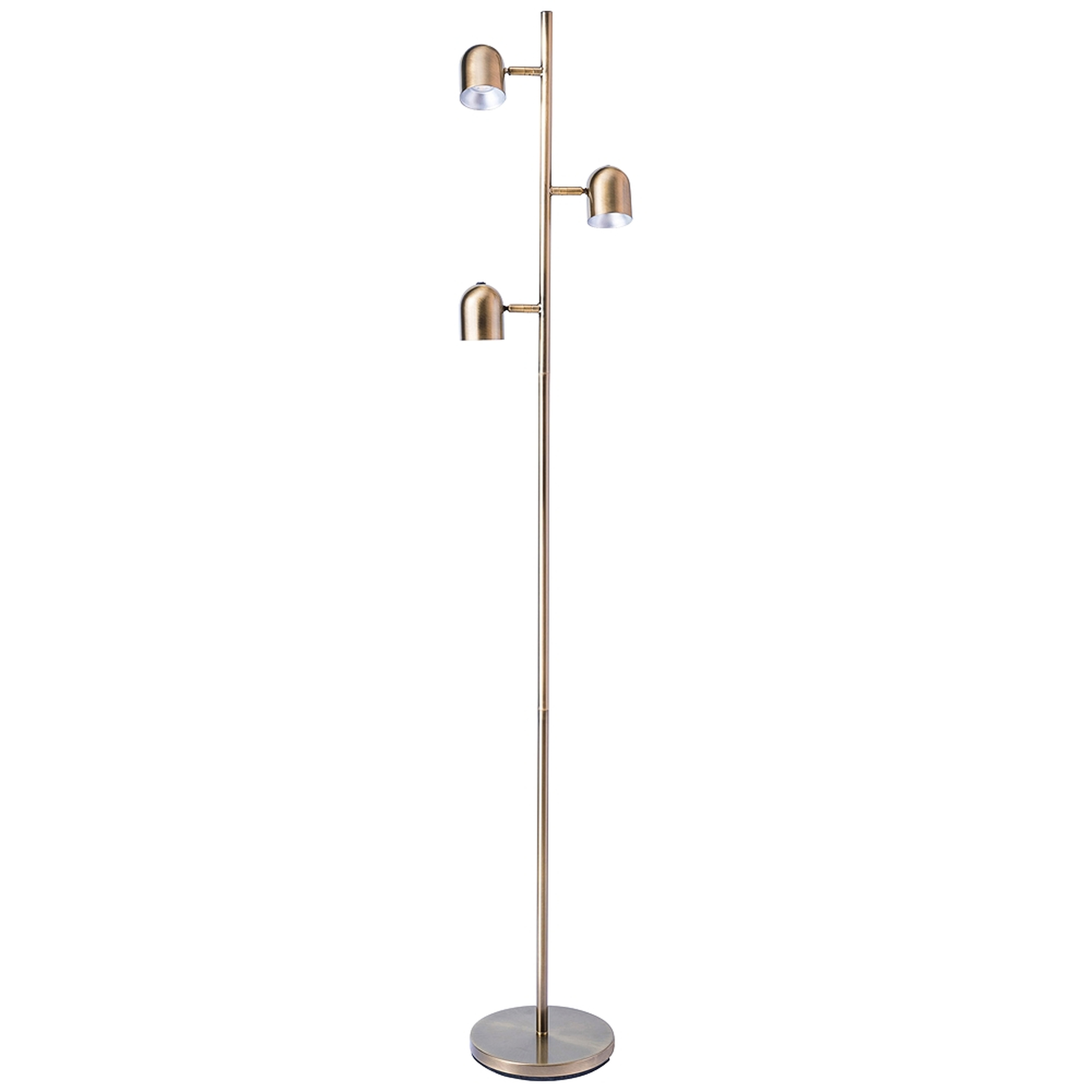 Lite Source Tiara Antique Brass LED 3-Light Tree Floor Lamp - Style # 87W24 - Lamps Plus