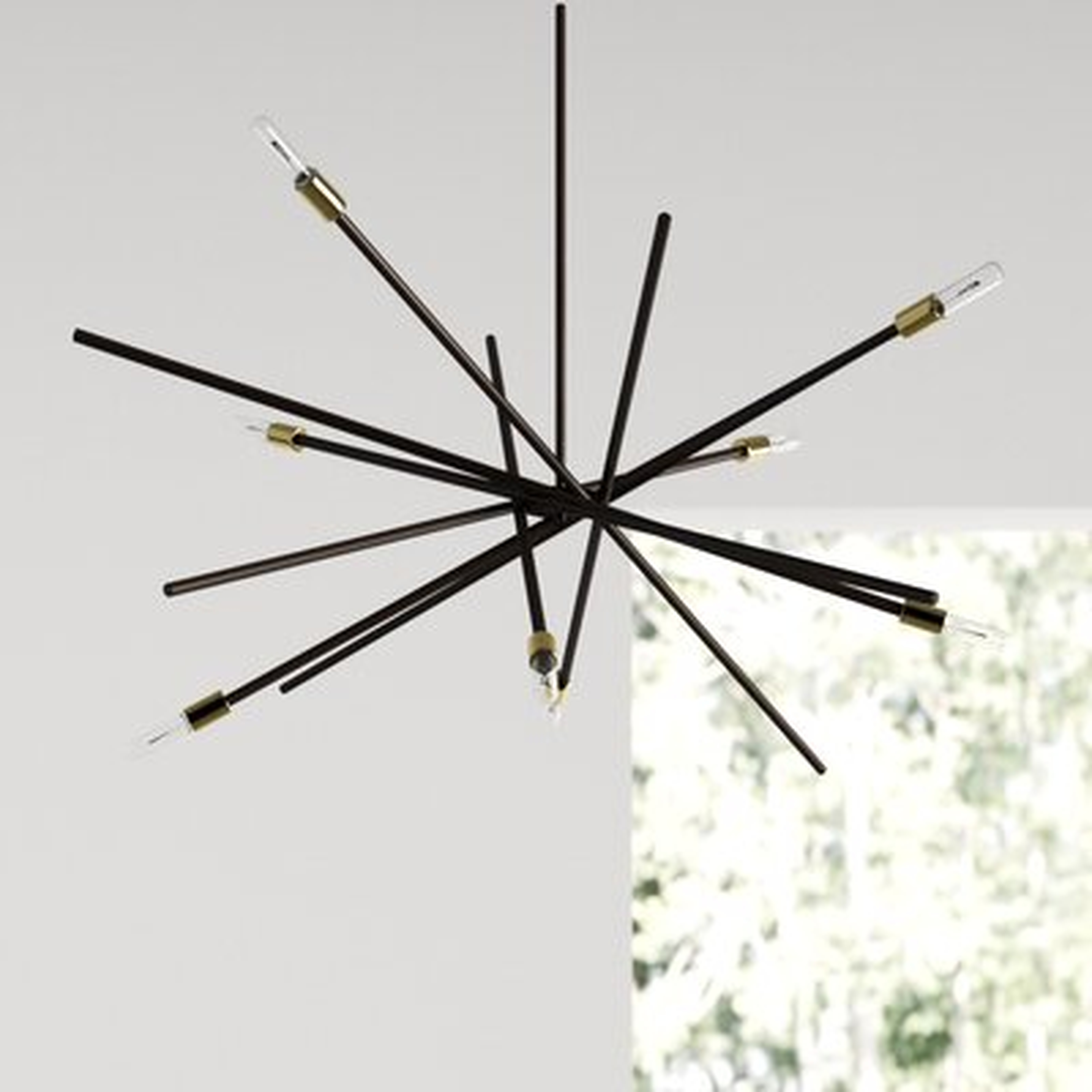 Virgil 8 - Light Sputnik Modern Linear Chandelier - AllModern