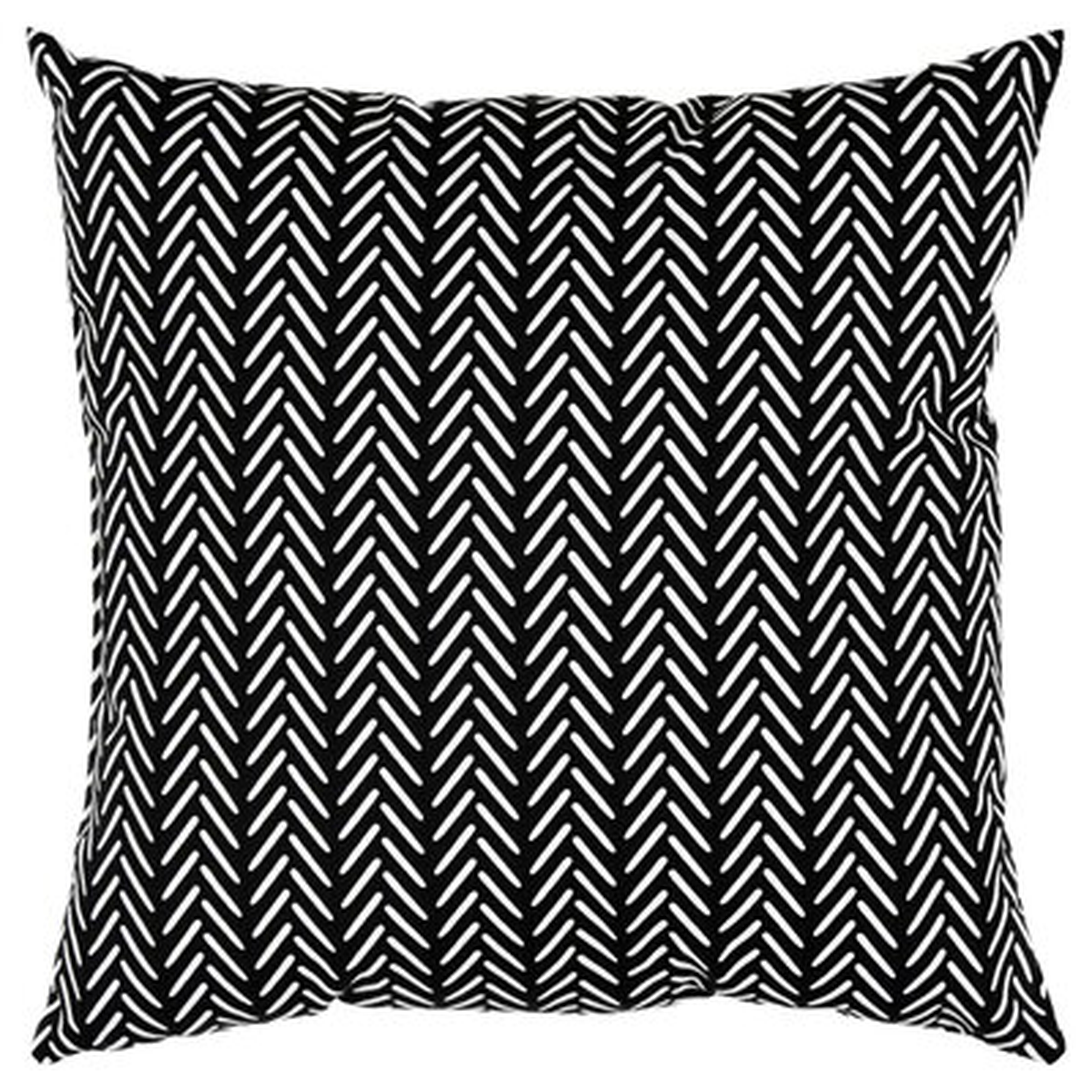 Caserta Indoor / Outdoor Striped Throw Pillow - Birch Lane