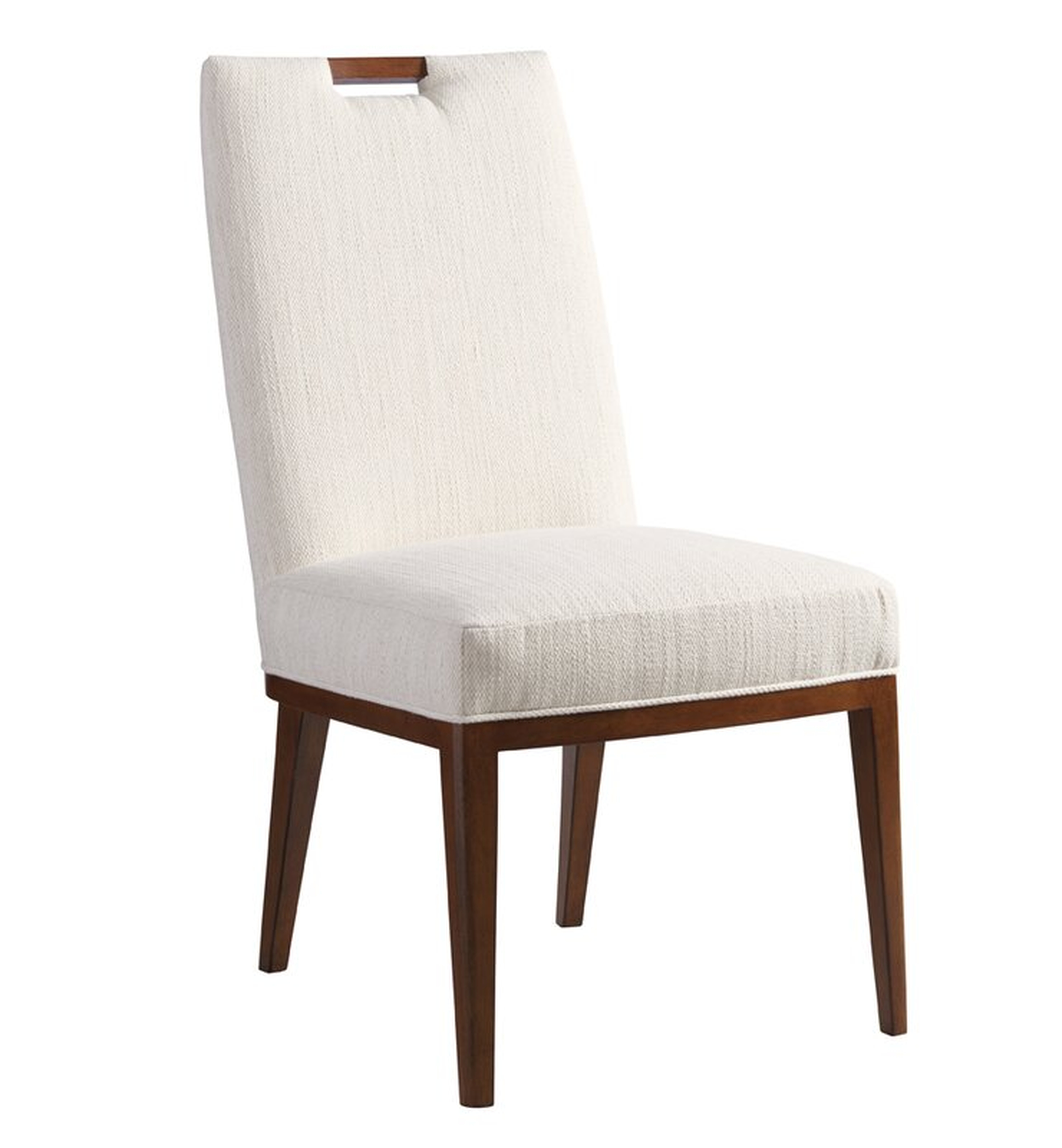 Tommy Bahama Home Island Fusion Coles Bay Upholstered Dining Chair Upholstery Color: White - Perigold