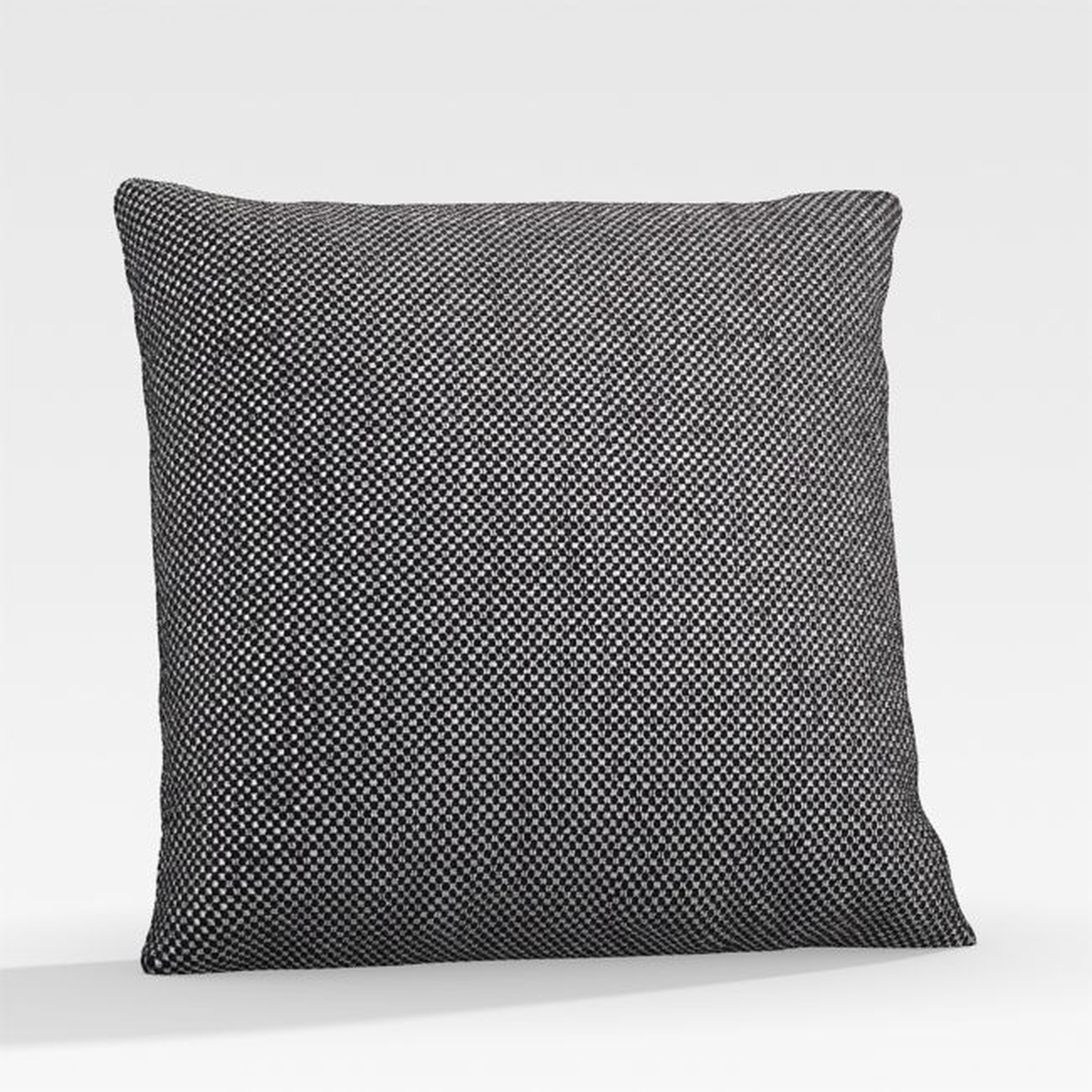 Trixie 20" Black Outdoor Pillow - Crate and Barrel