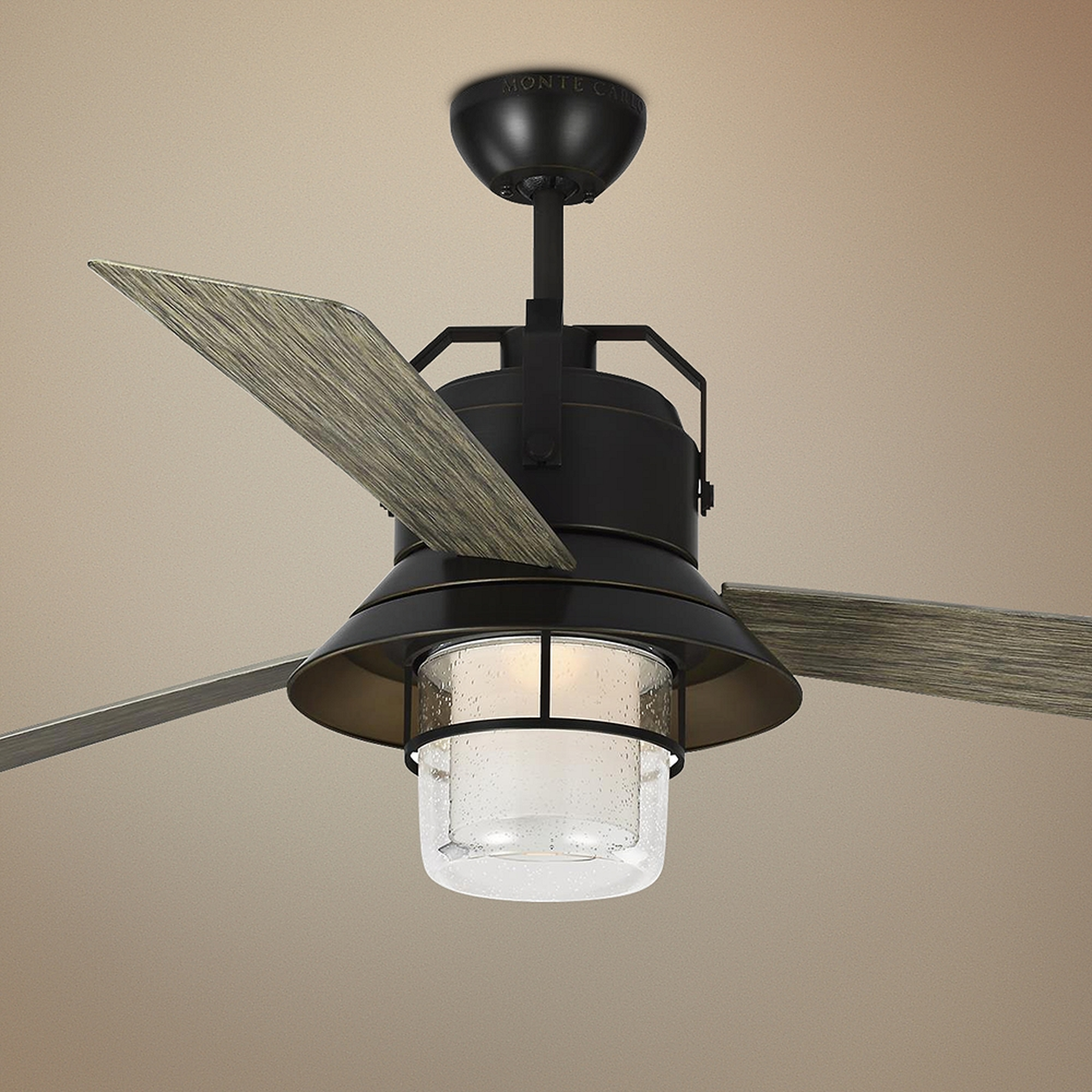 54" Boynton Antique Bronze LED Outdoor Ceiling Fan - Style # 71D97 - Lamps Plus