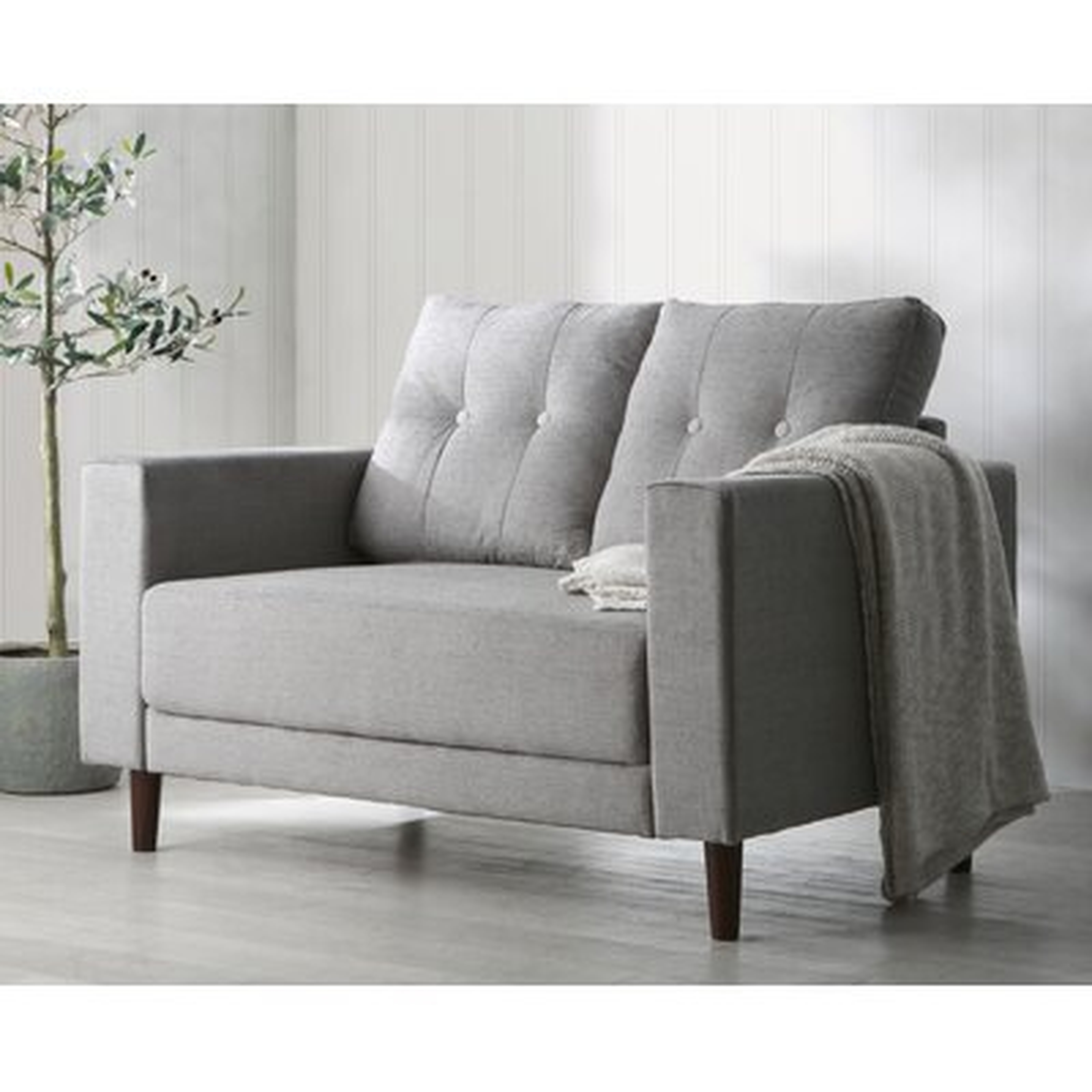 Holloway Loveseat Grey - Wayfair