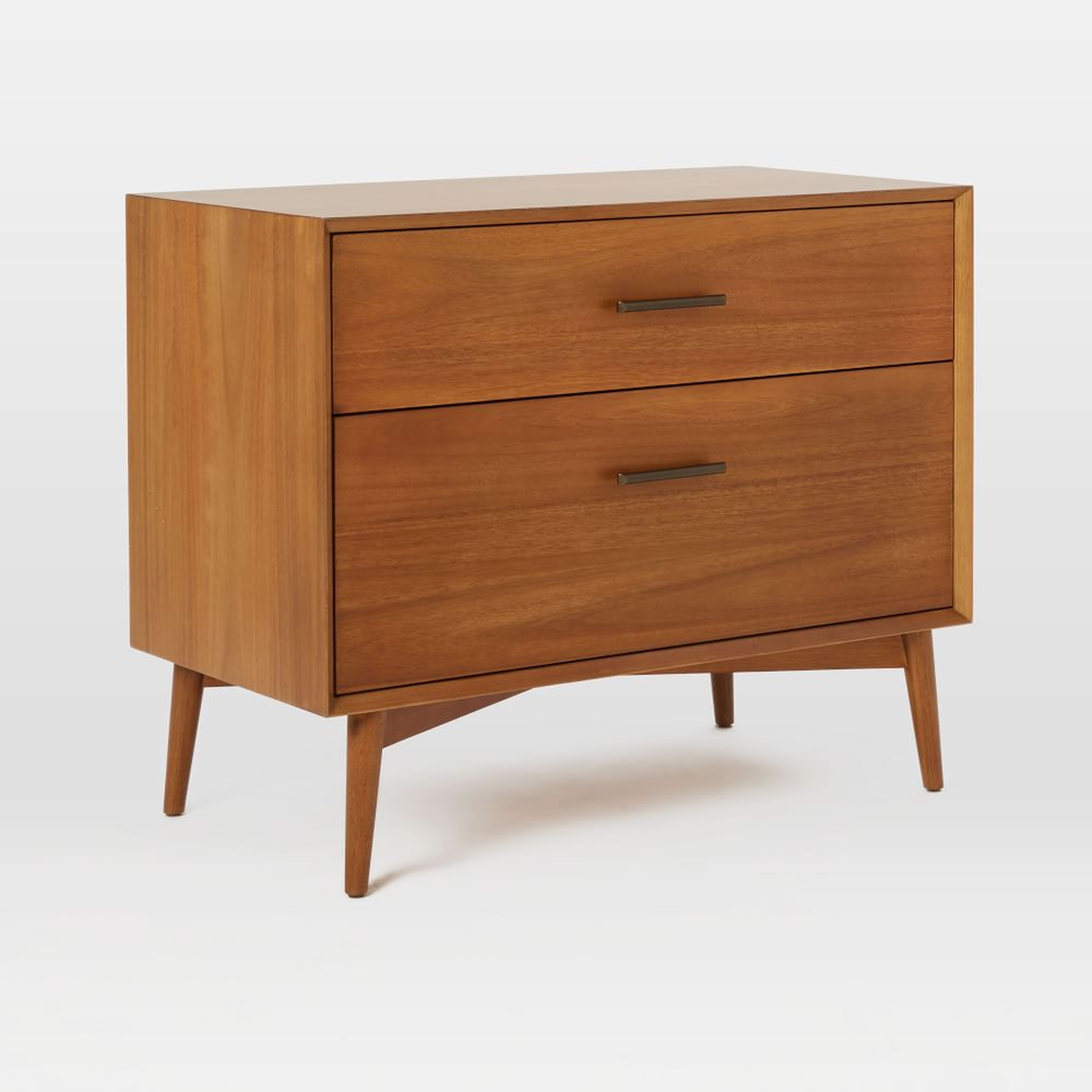 Mid Century (36") Lateral Console with Drawers, Acorn - West Elm