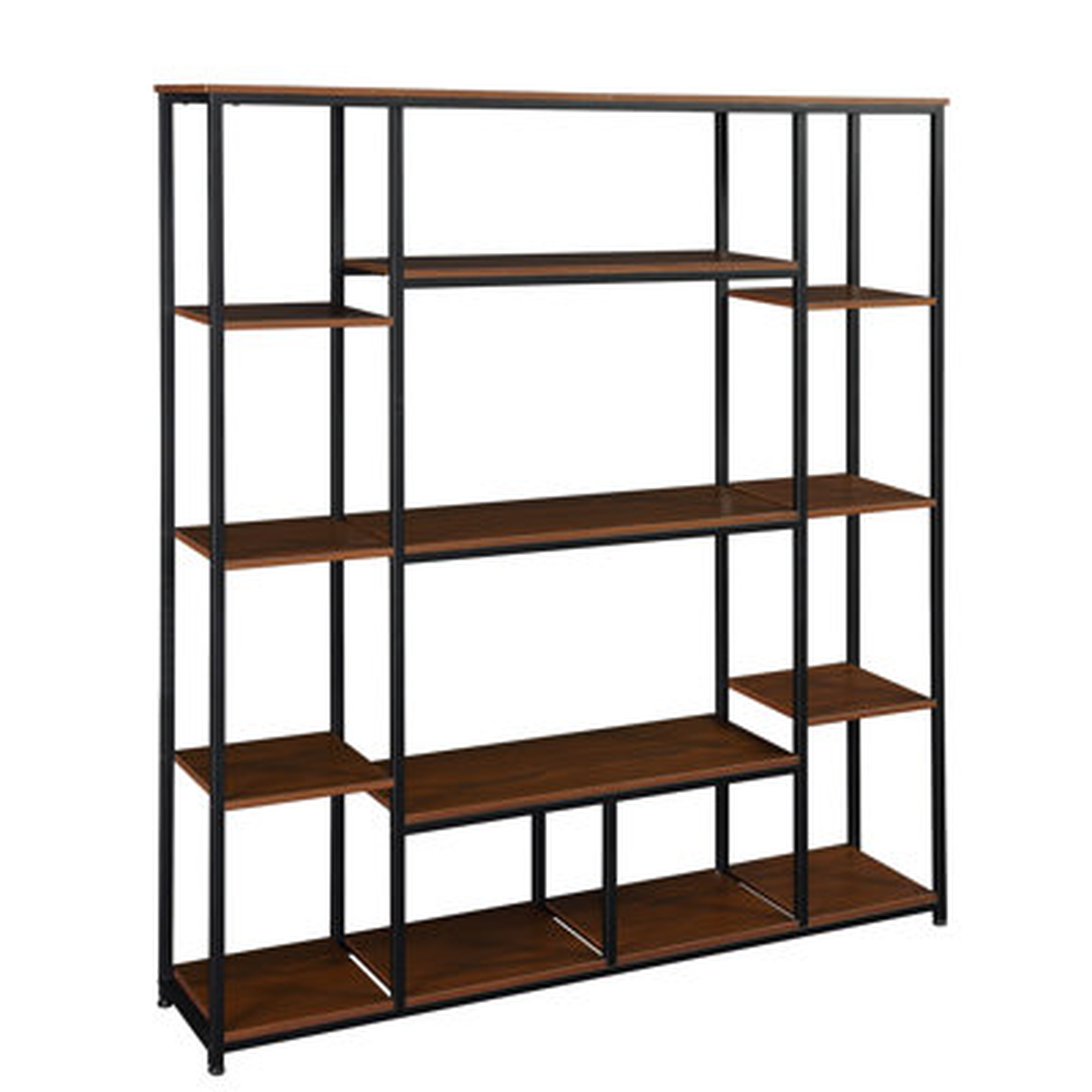 5 Tier Bookcase And Bookshelf, Metal Tall Book Shelf With Open Shelving Unit, Home Office  Bookshelf, Open Freestanding Storage Shelf - Wayfair