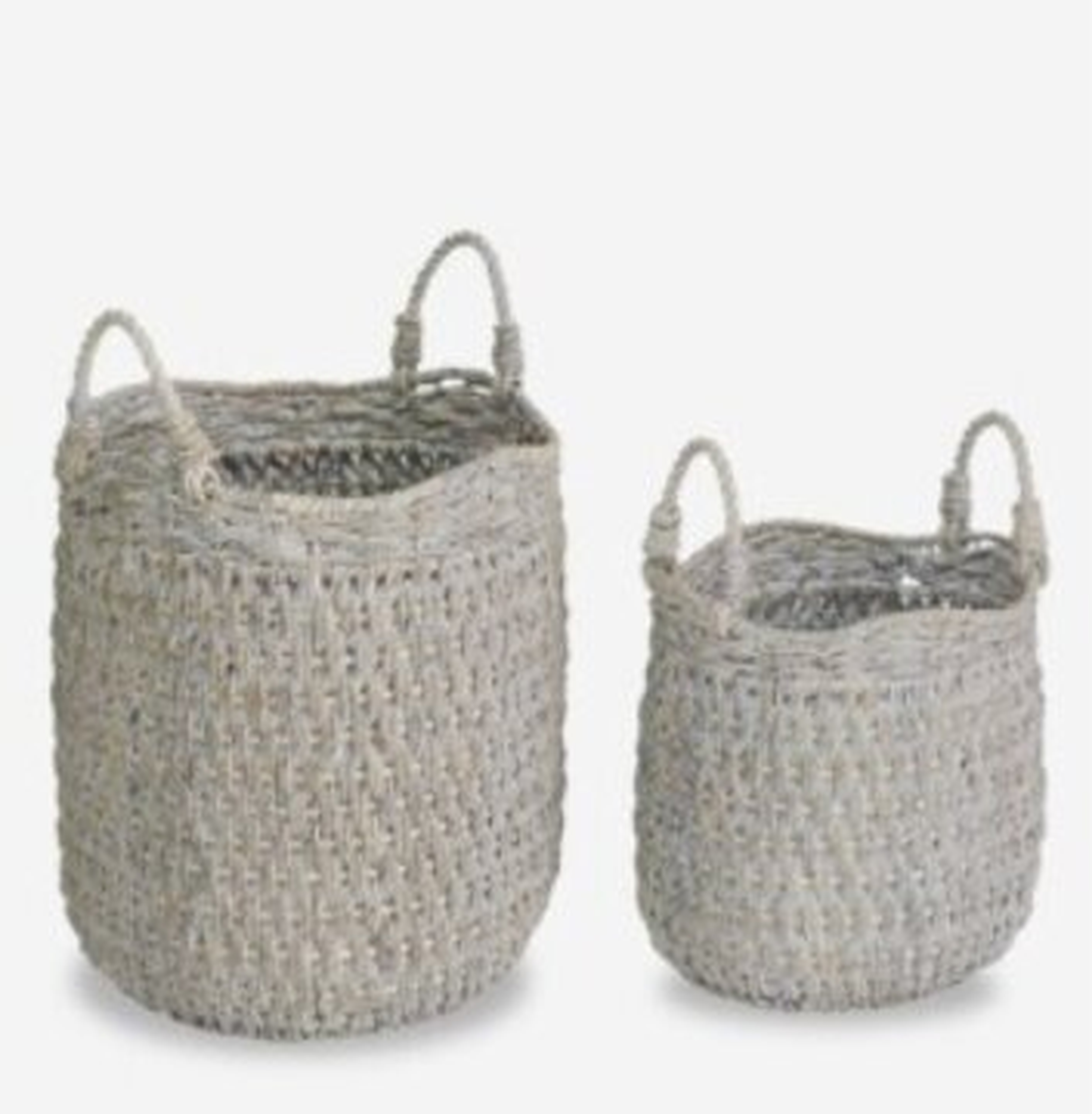 Avalone Seagrass 2 Piece Wicker Basket - Wayfair