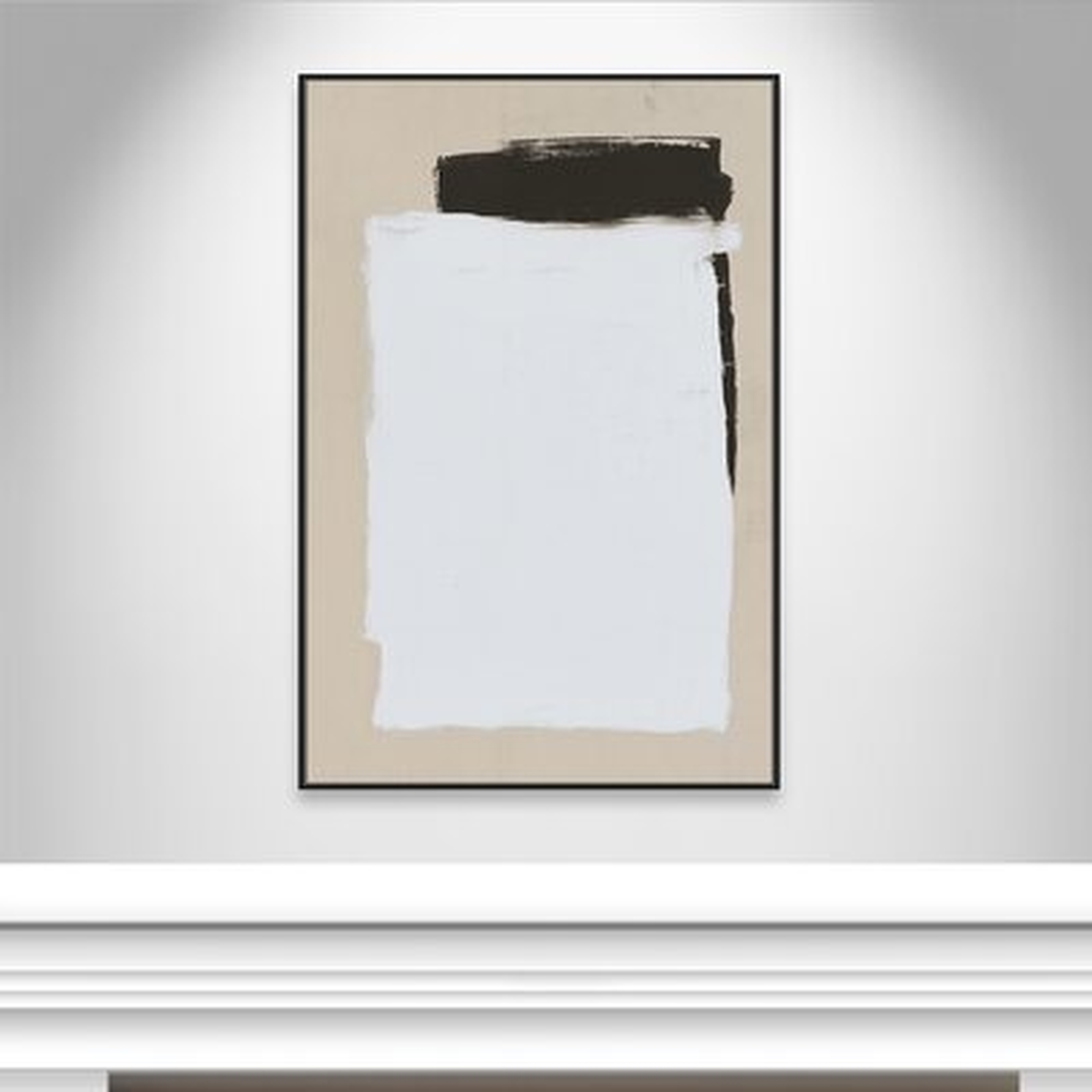 Sam - Floater Frame Painting on Canvas - AllModern