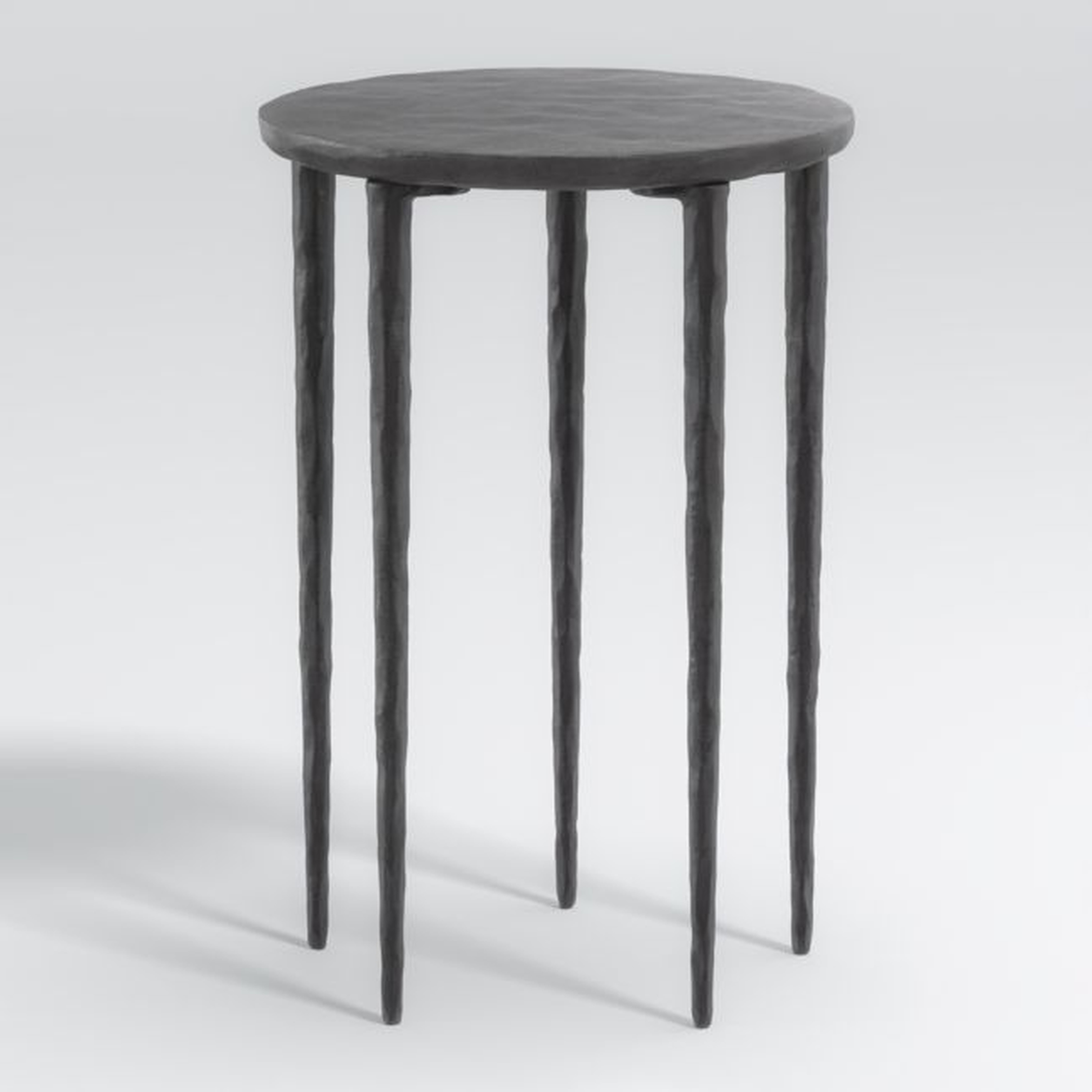Staal Cast Aluminum Round End Table - Crate and Barrel