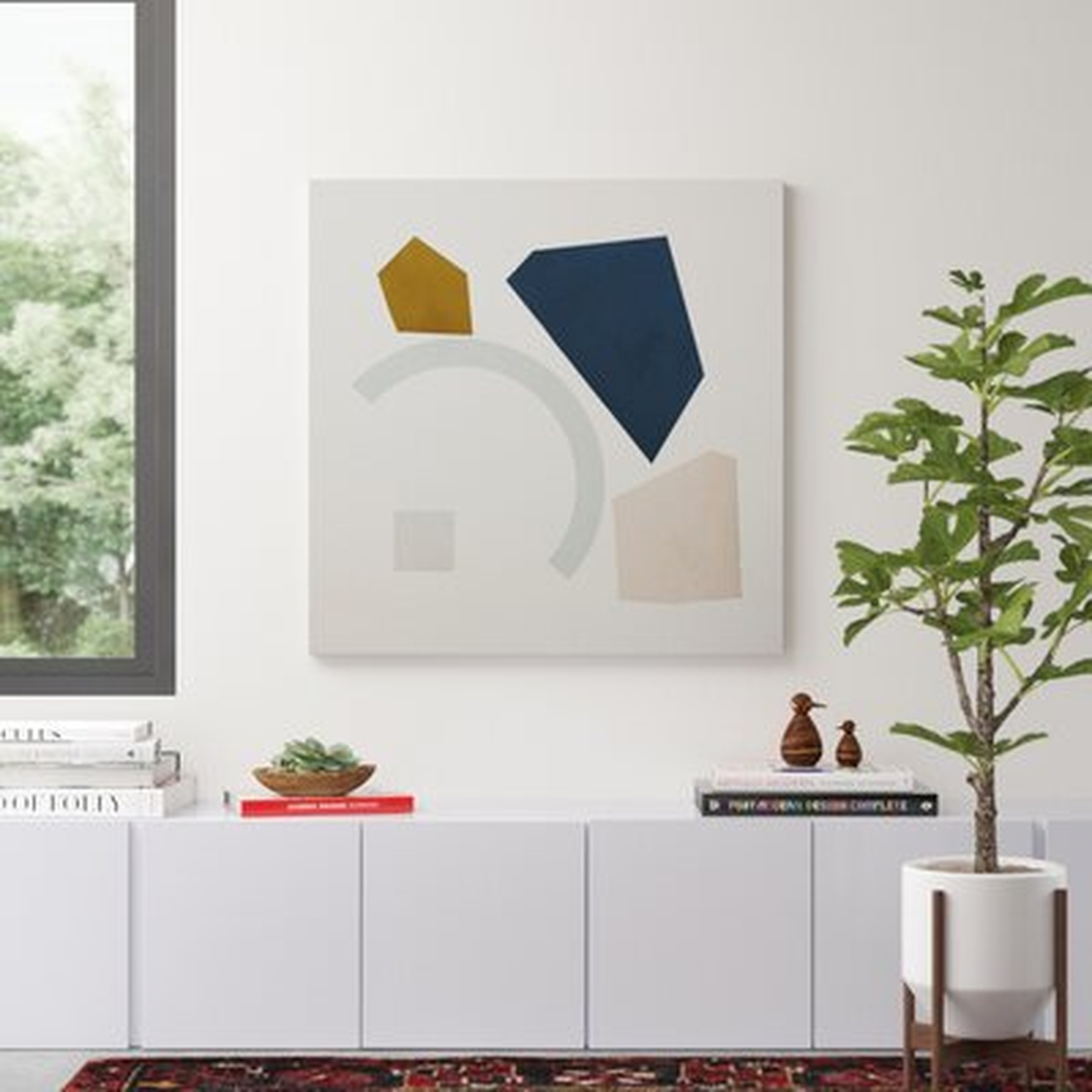 'Lapidary II' - Wrapped Canvas Graphic Art Print - AllModern