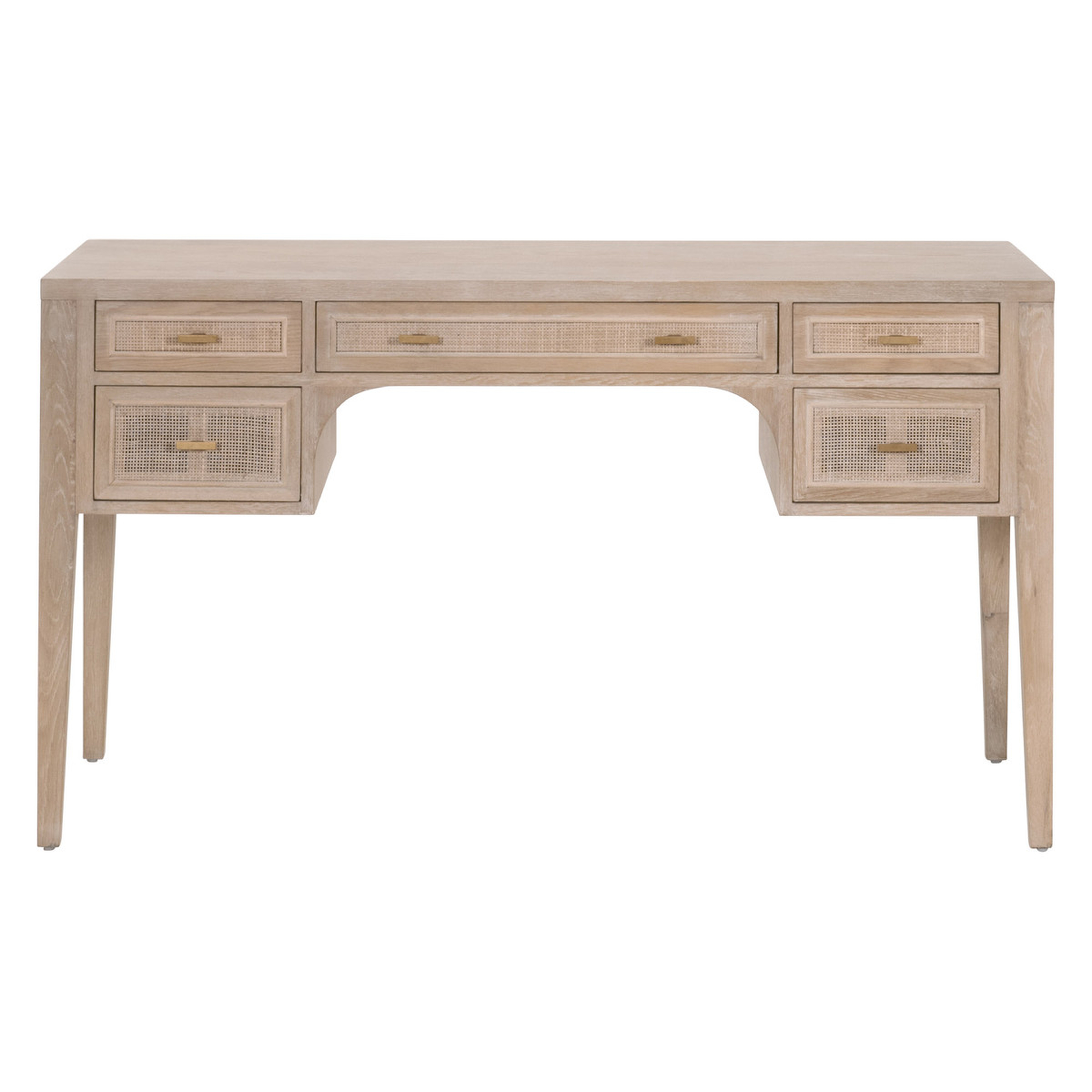 Reclaimed Solid Oak Desk - Essentials for Living