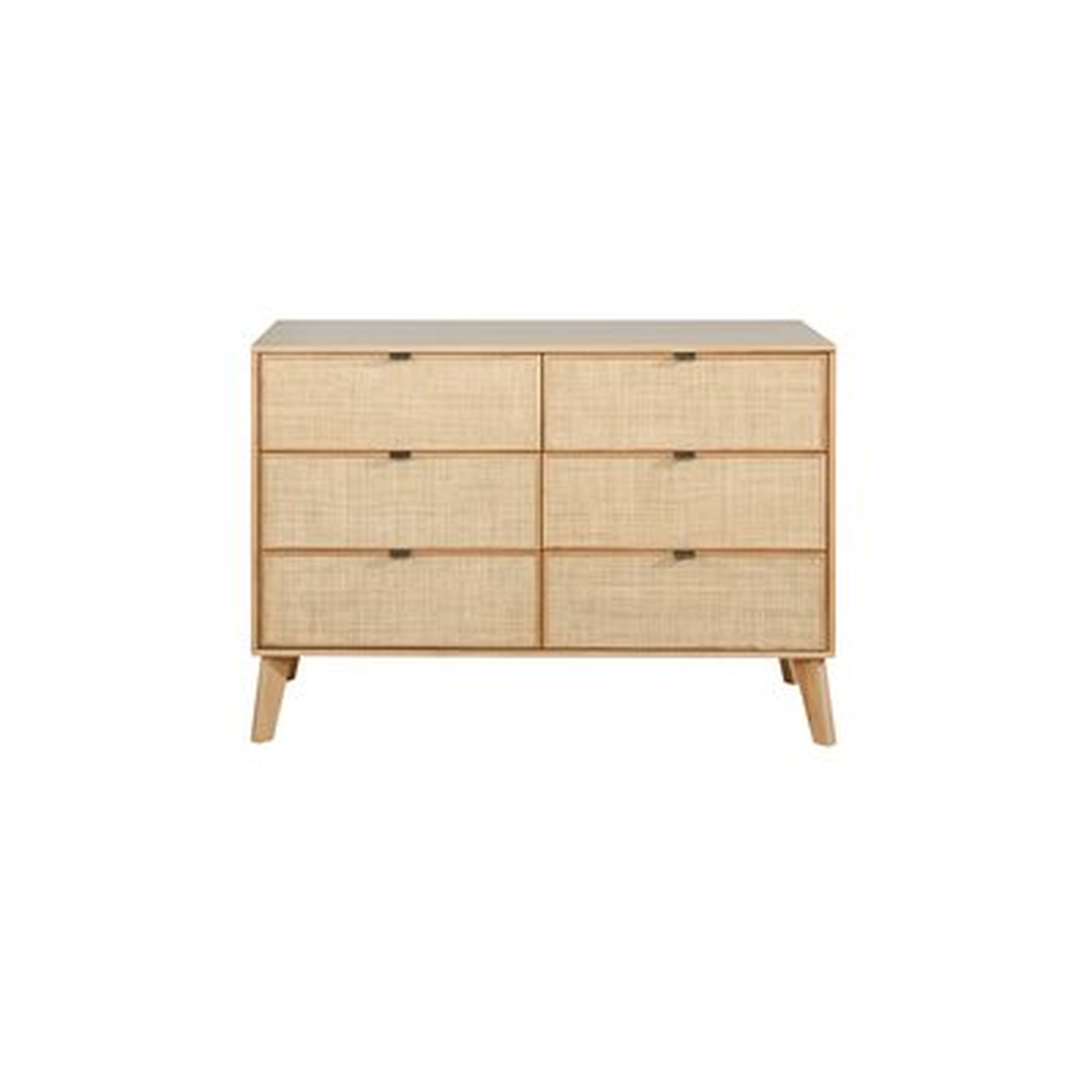 Giron 6 Drawer 50" W Double Dresser - AllModern