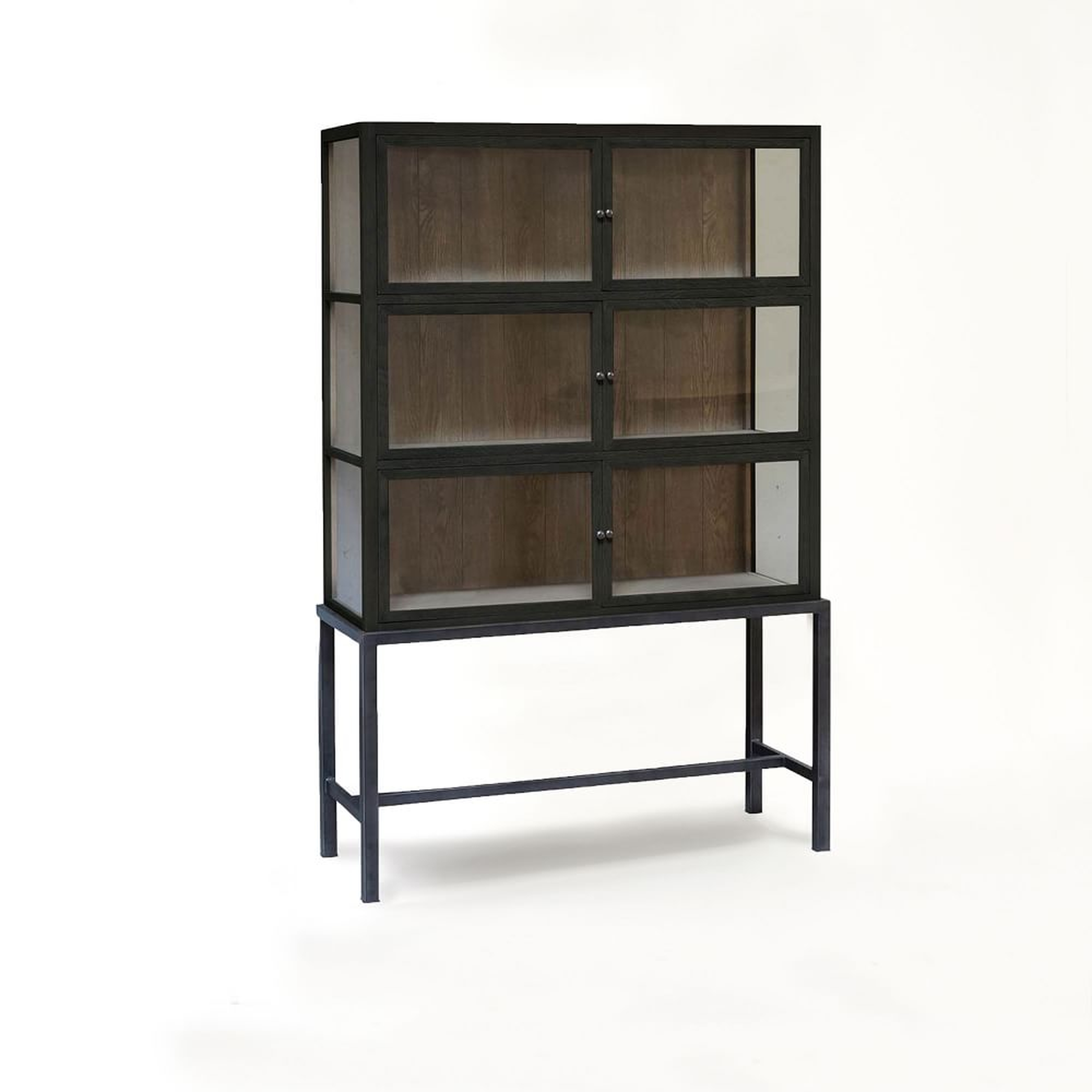 Curio Display Cabinet- Black - West Elm