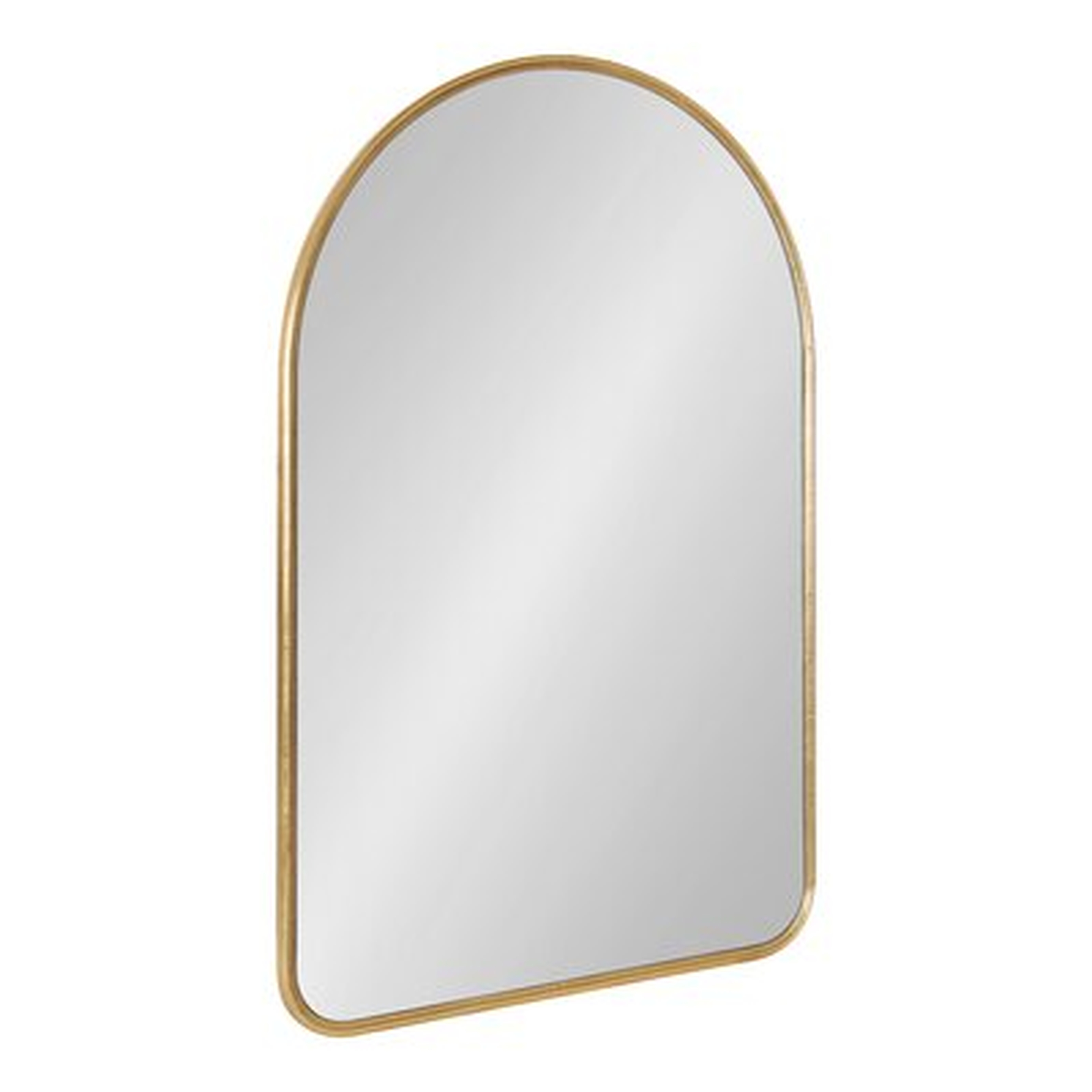 George Oliver Caskill Framed Arch Wall Mirror 24X36 Gold - Wayfair