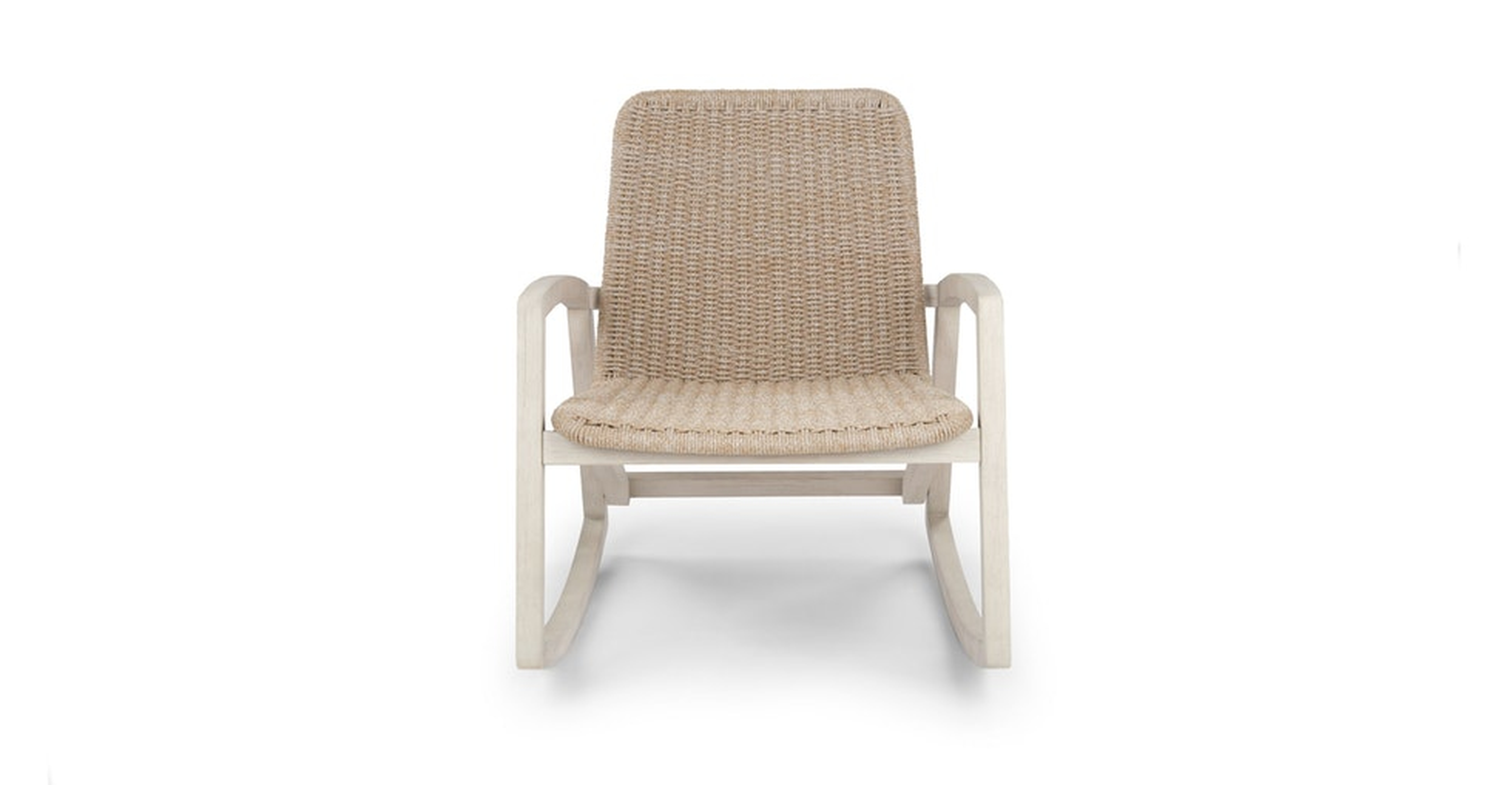 Lynea Brushed Taupe Rocking Chair - Article