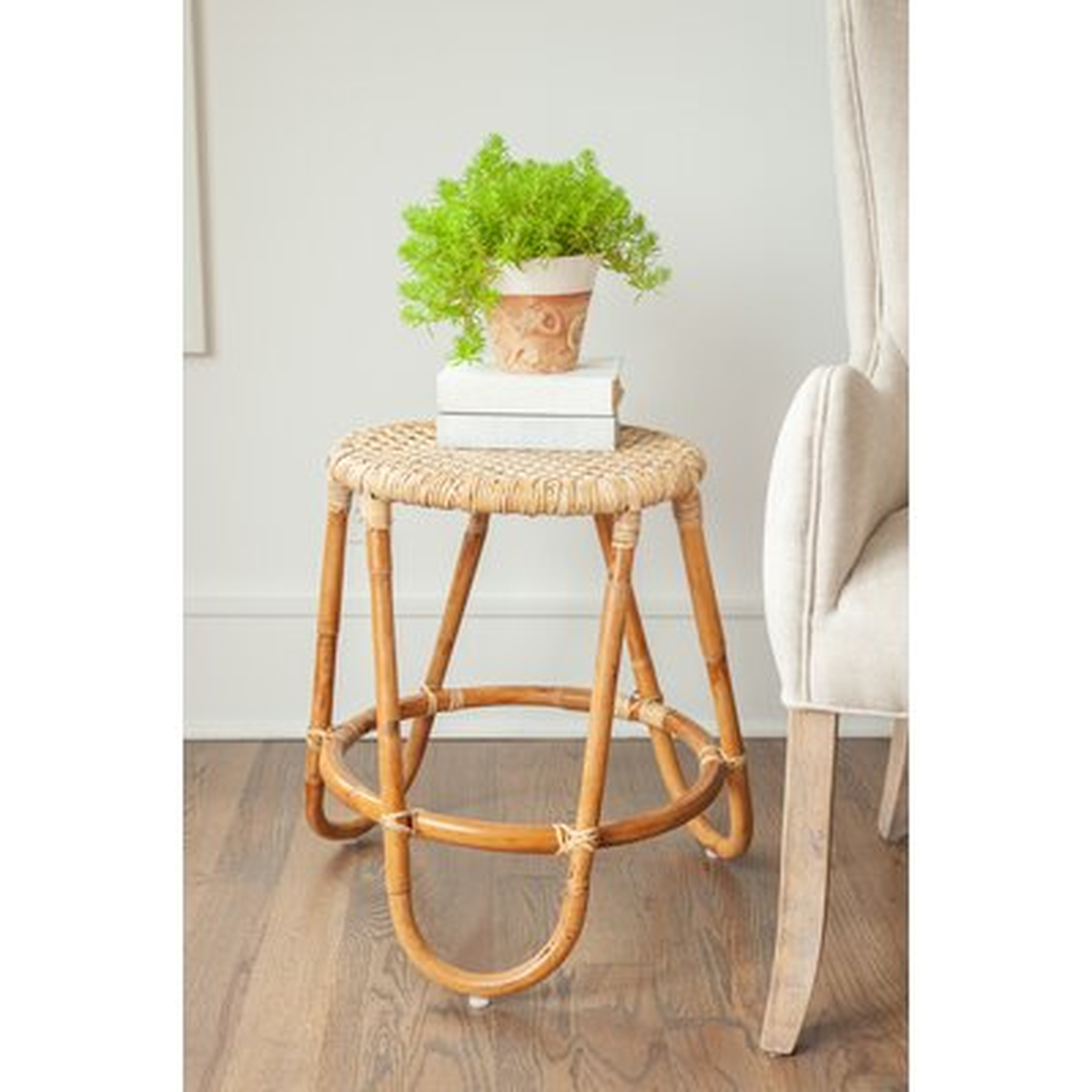 Solid Wood Accent Stool - Wayfair
