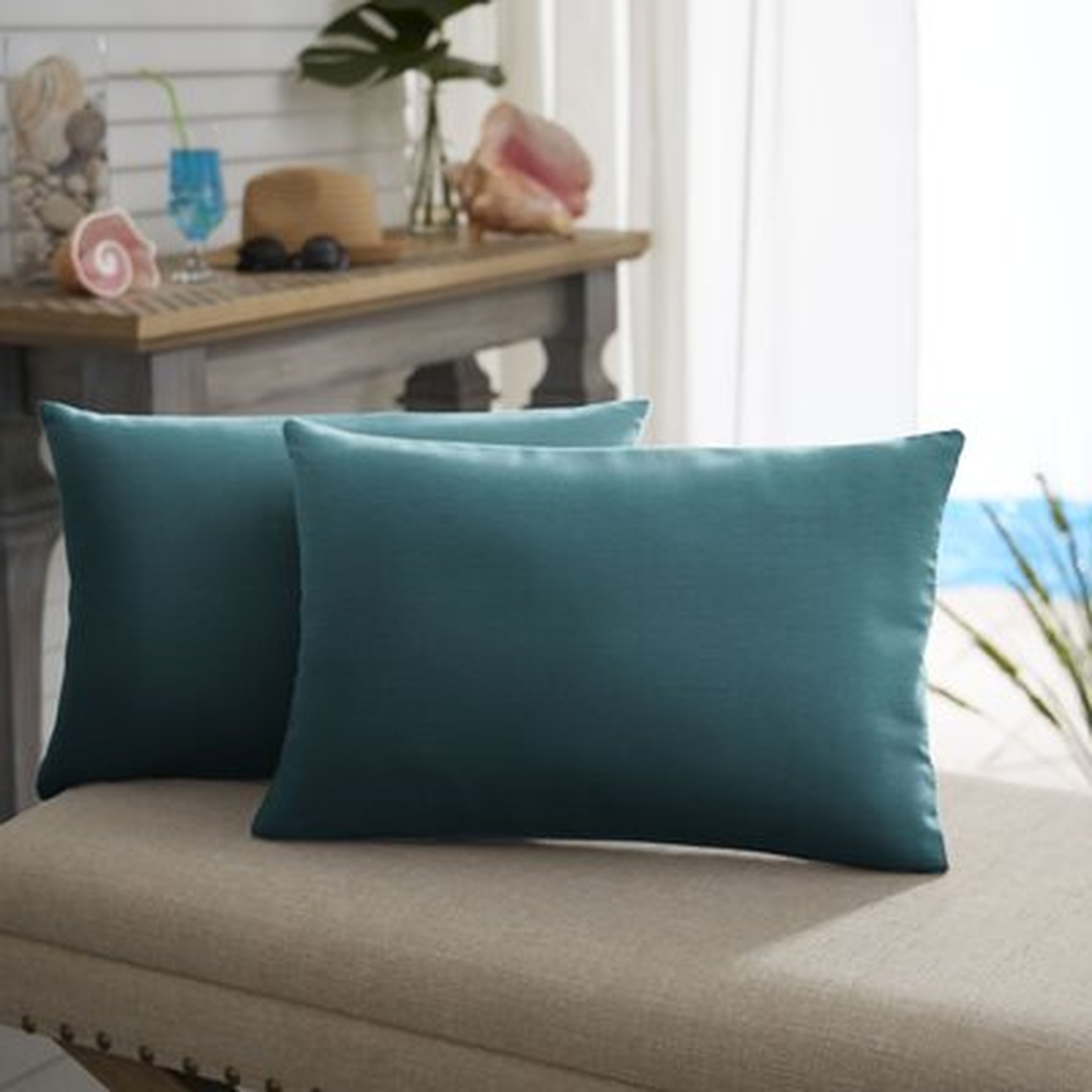 Almeda Outdoor Rectangular Pillow Cover & Insert - Birch Lane
