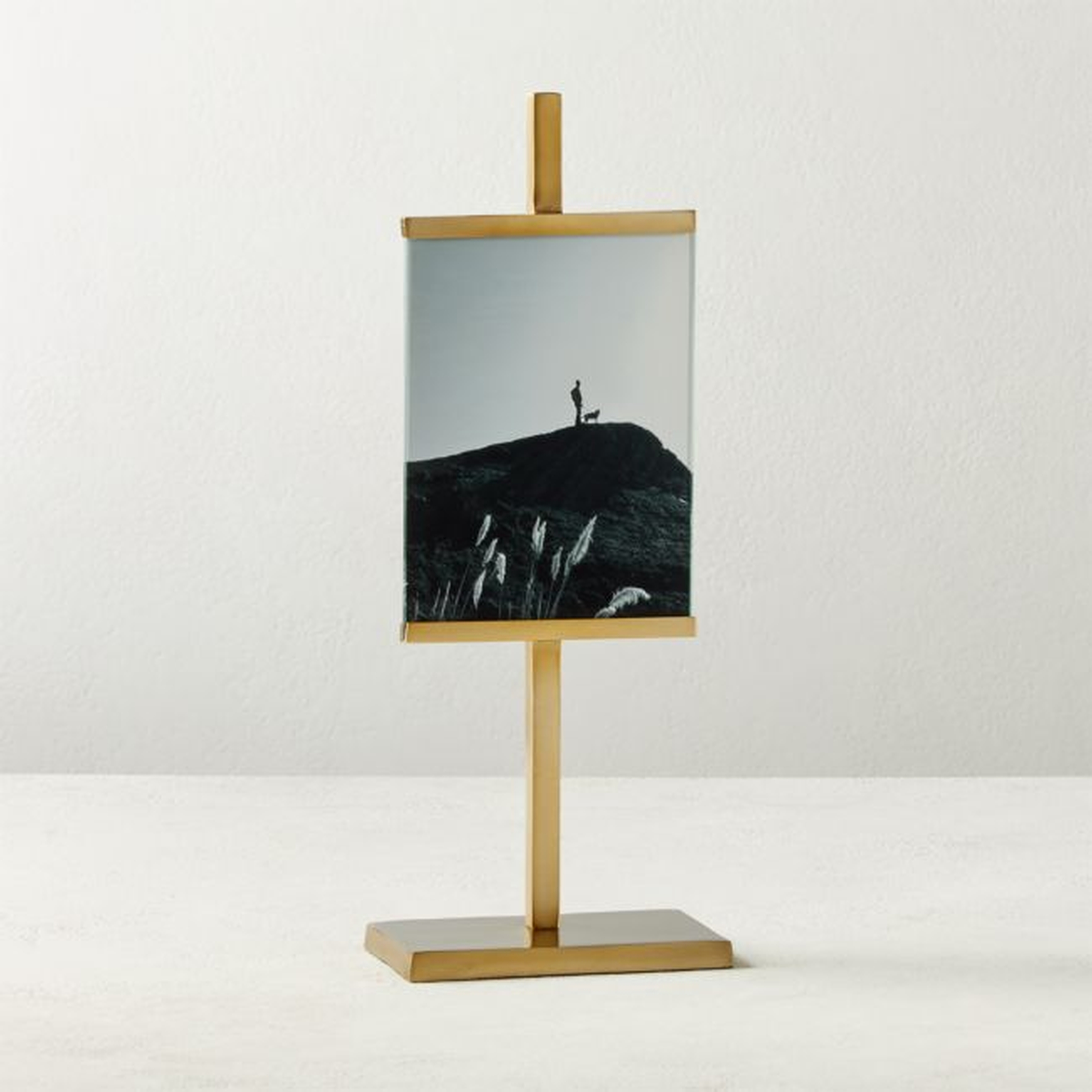 Rothko Brass Vertical Picture Frame 5"x7" - CB2