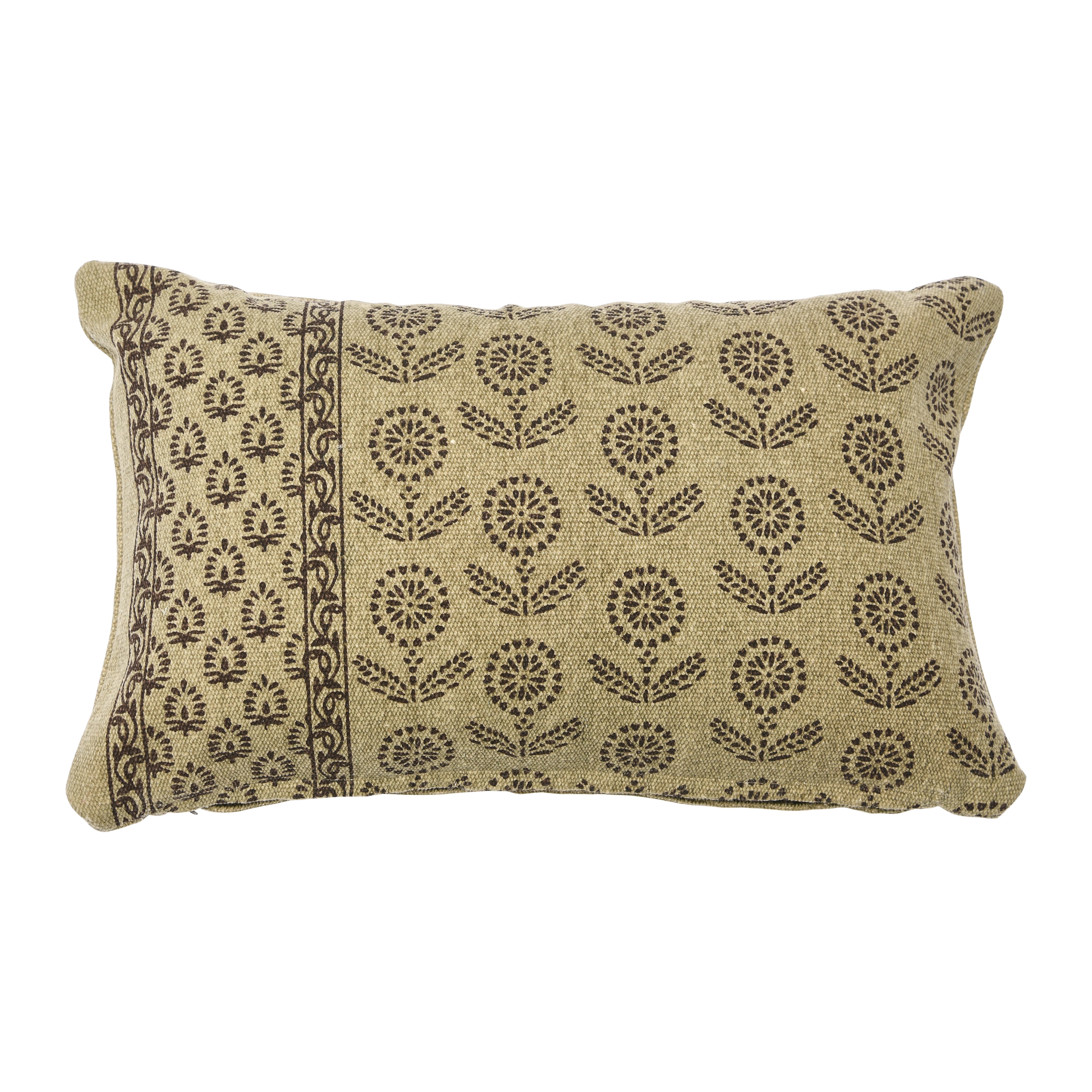 Floral Fields Lumbar Pillow - Creative Co-Op