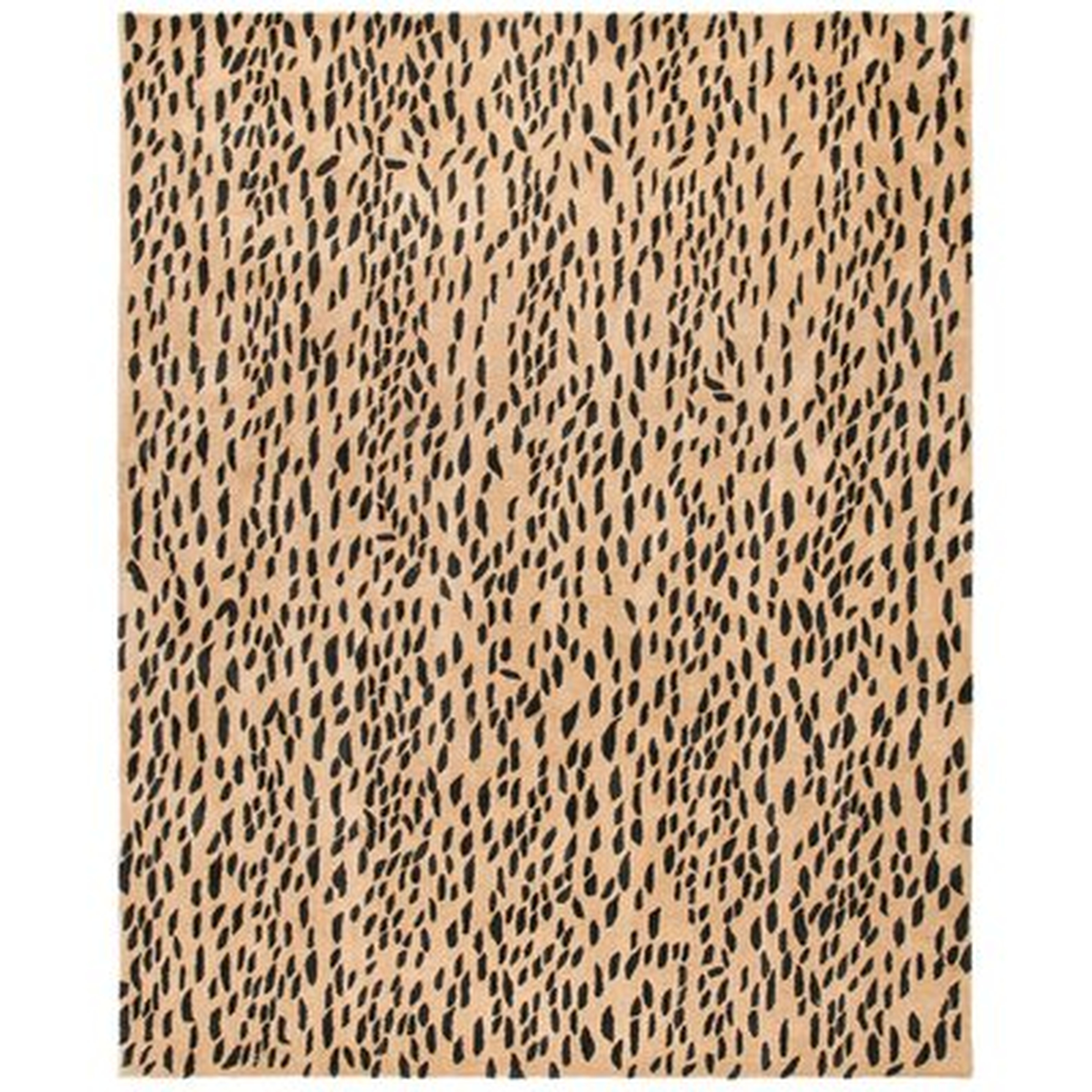 Chanler Animal Print Hand-Tufted Wool Beige/Brown Area Rug - Wayfair