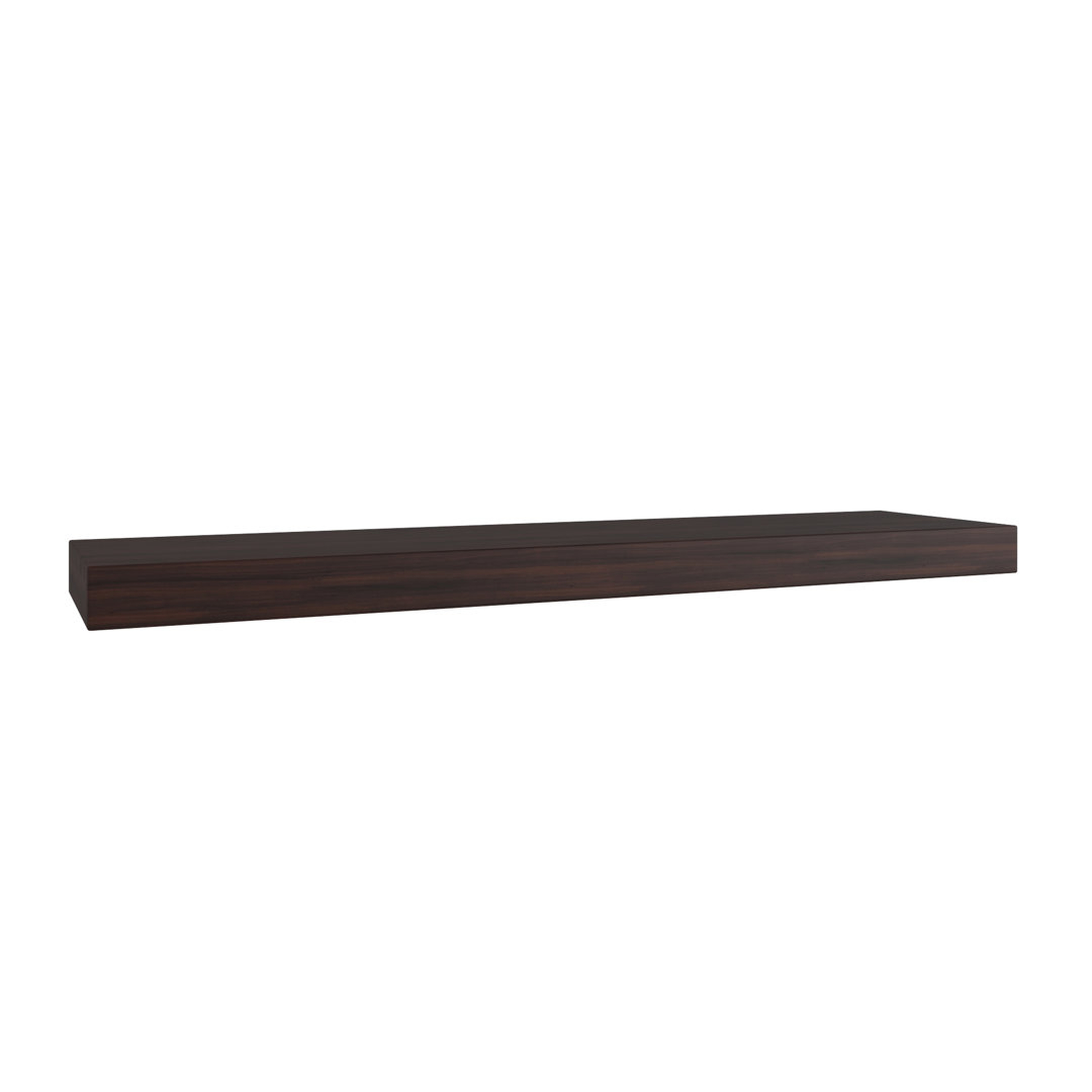 Aqua Teak Manada Teak Floating Shelf - Perigold