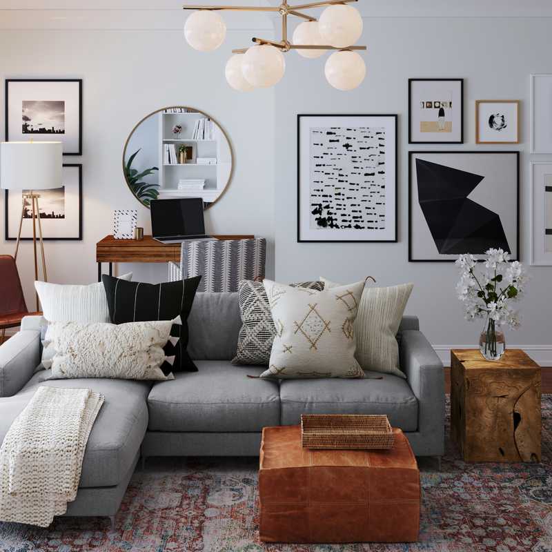 Eclectic Bedroom Design by Havenly Interior Designer Natalie