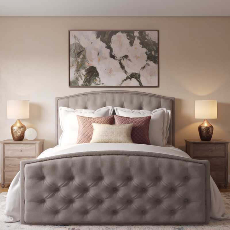 Modern, Classic, Glam Bedroom Design by Havenly Interior Designer Clare